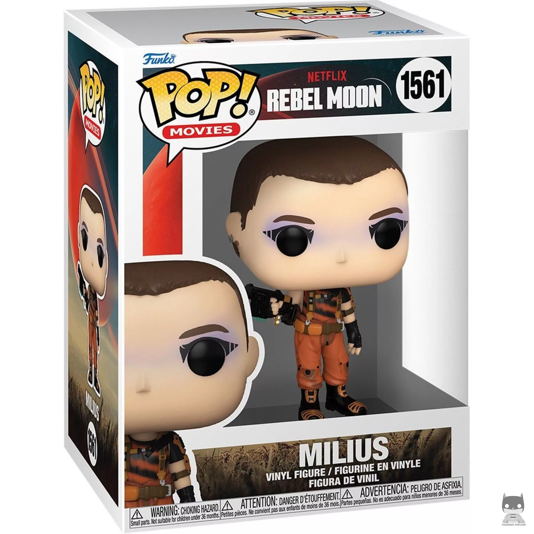 Milius Funko Pop! figure in its box