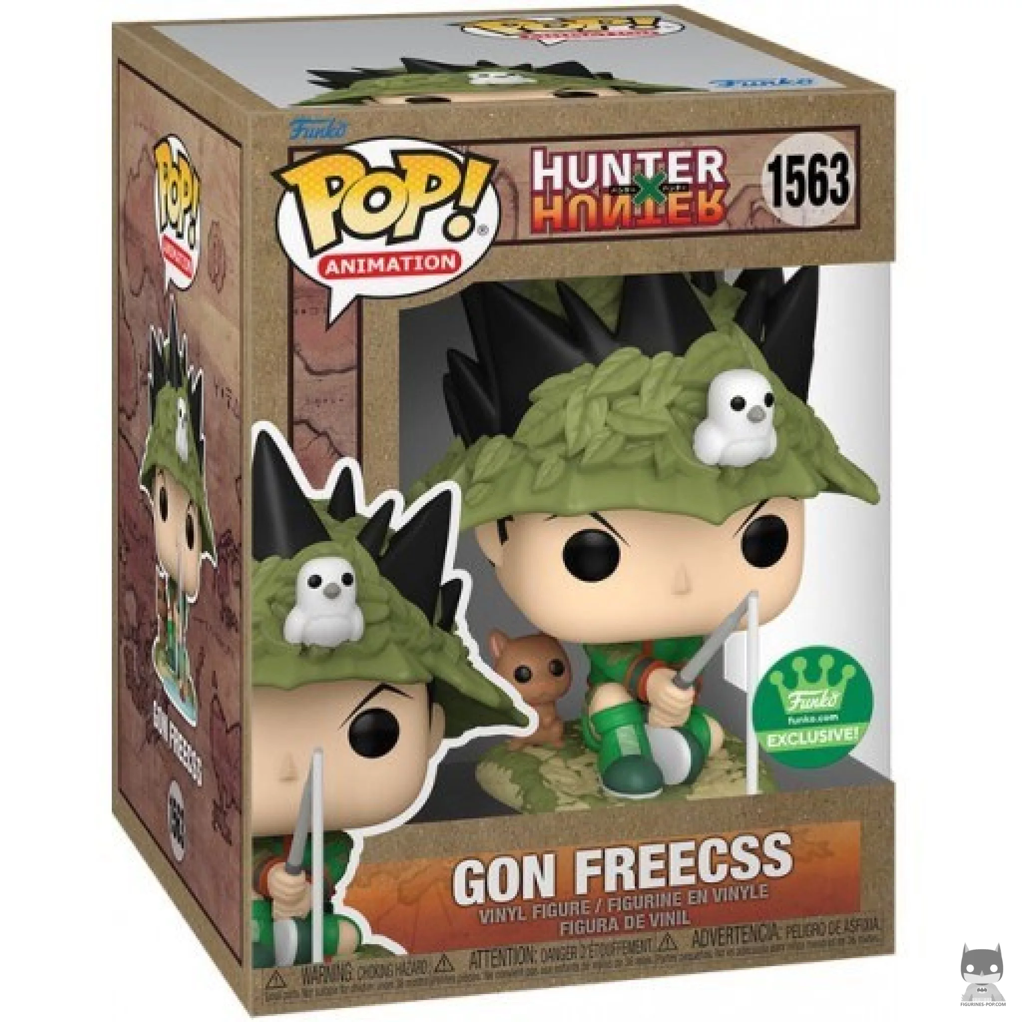 Gon Freecs Fishing Funko Pop! figure in its box