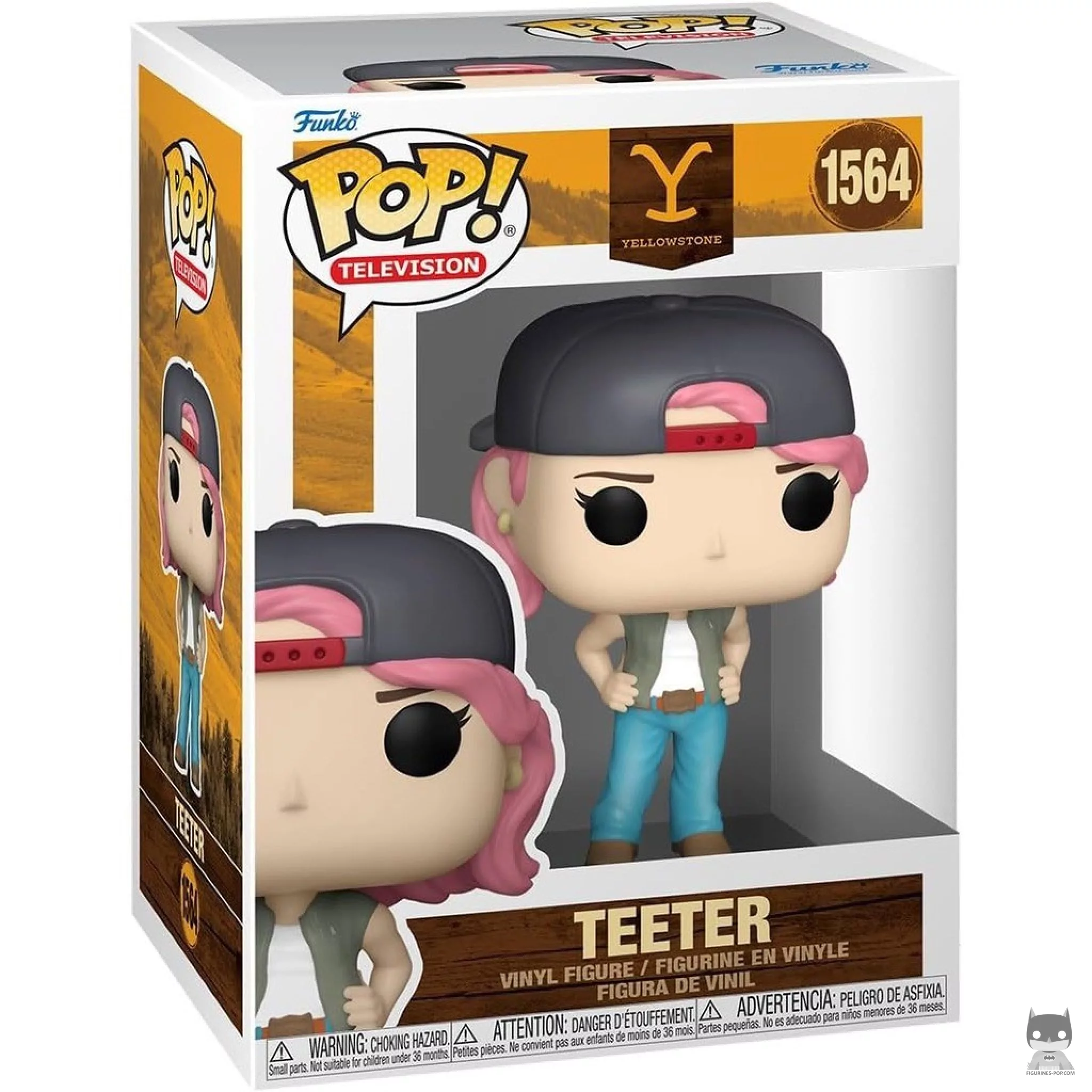 Teeter Funko Pop! figure in its box