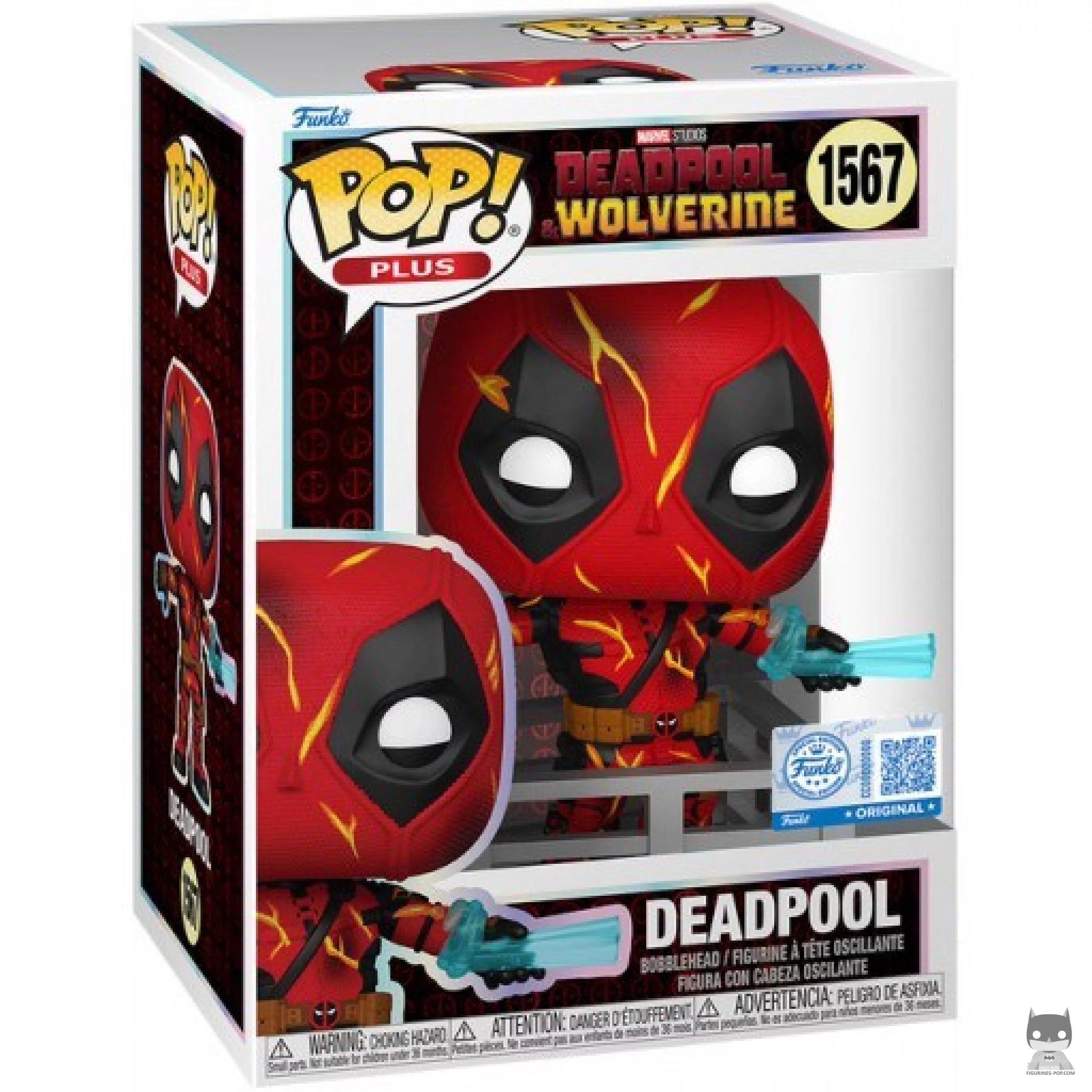 Deadpool Funko Pop! figure in its box