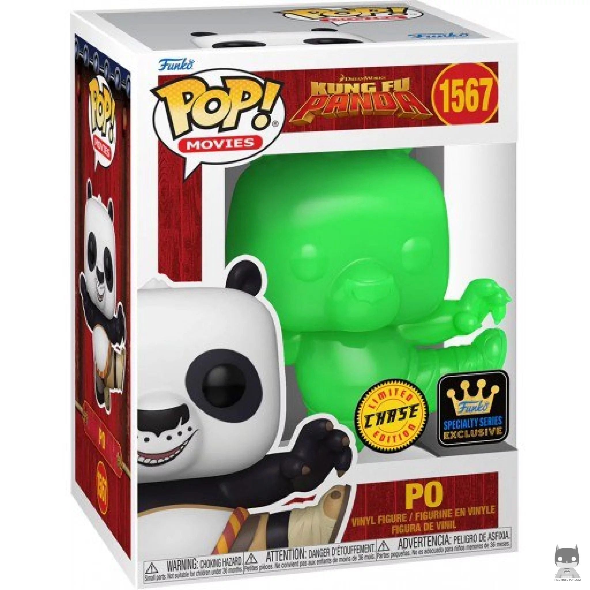 Po (Chase & Translucent) Funko Pop! figure in its box