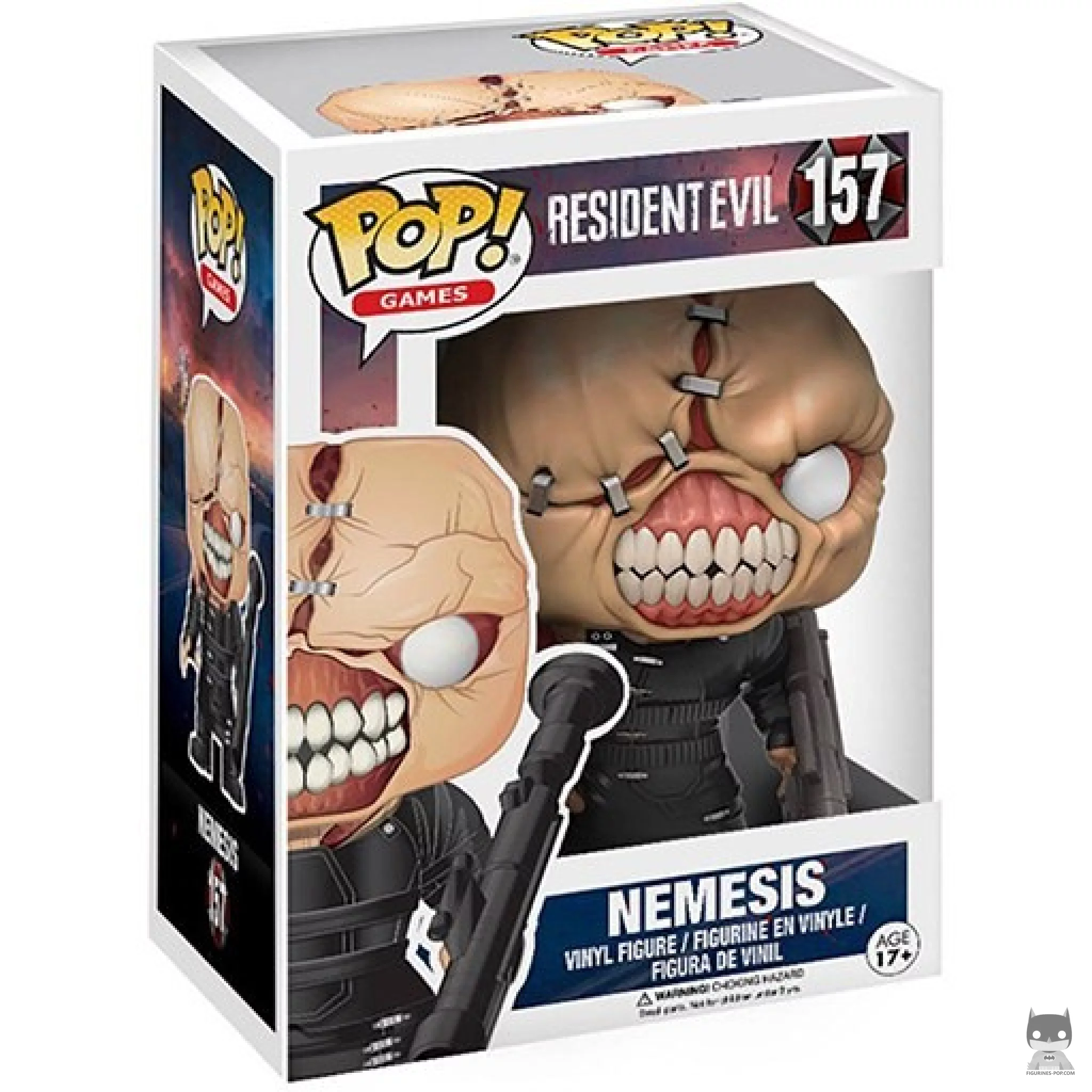 The Nemesis Funko Pop! figure in its box