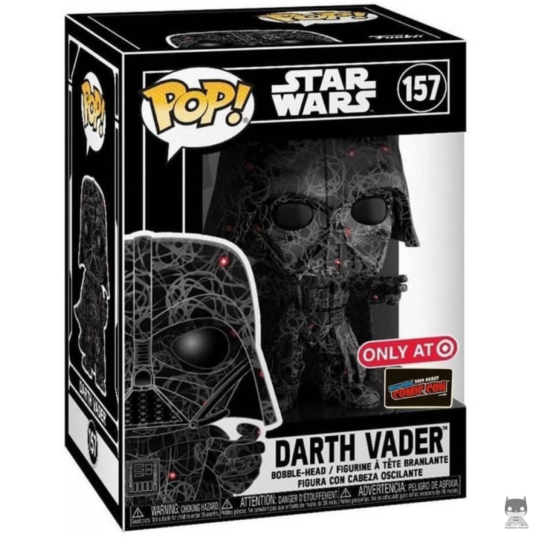 Darth Vader Funko Pop! figure in its box