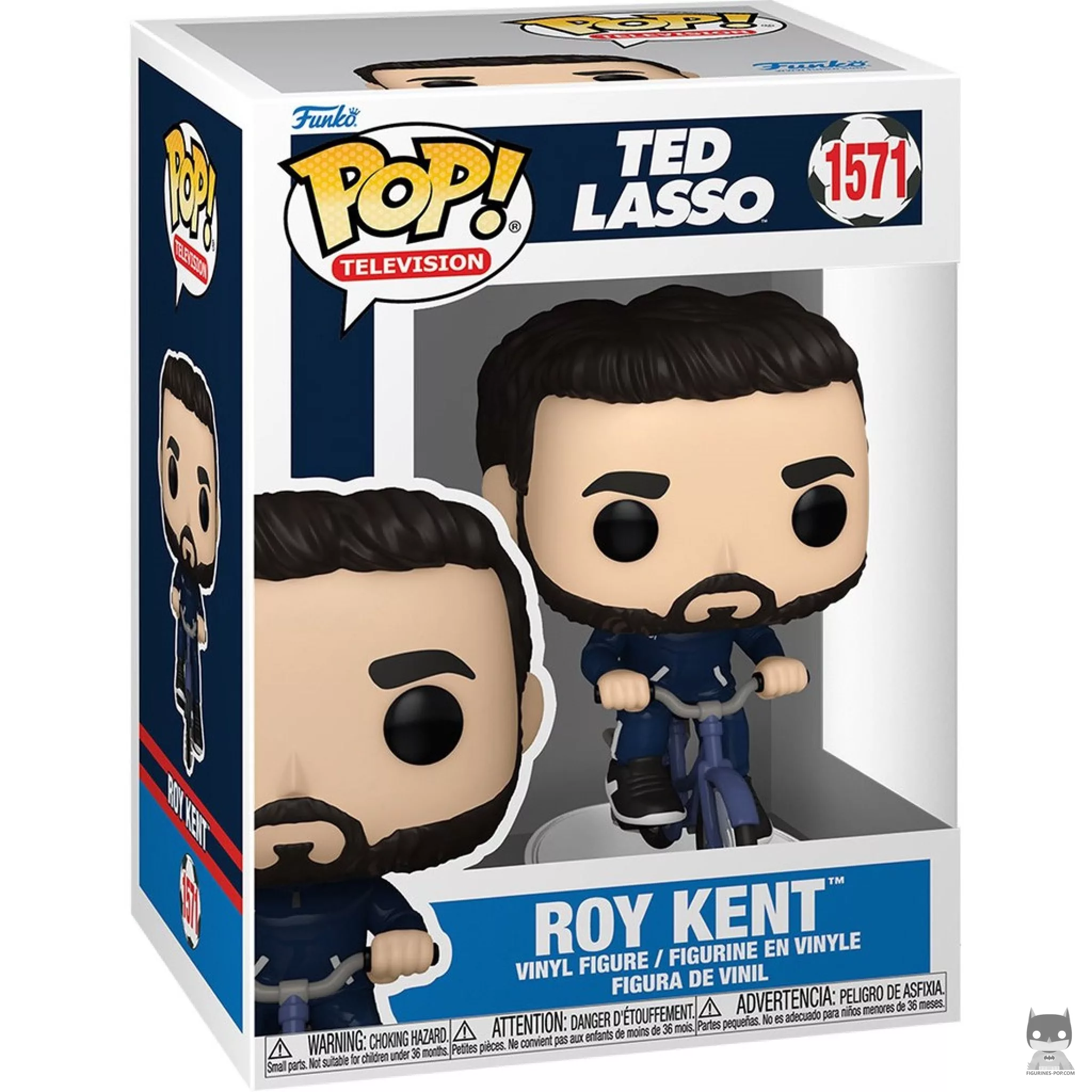 Roy Kent Funko Pop! figure in its box
