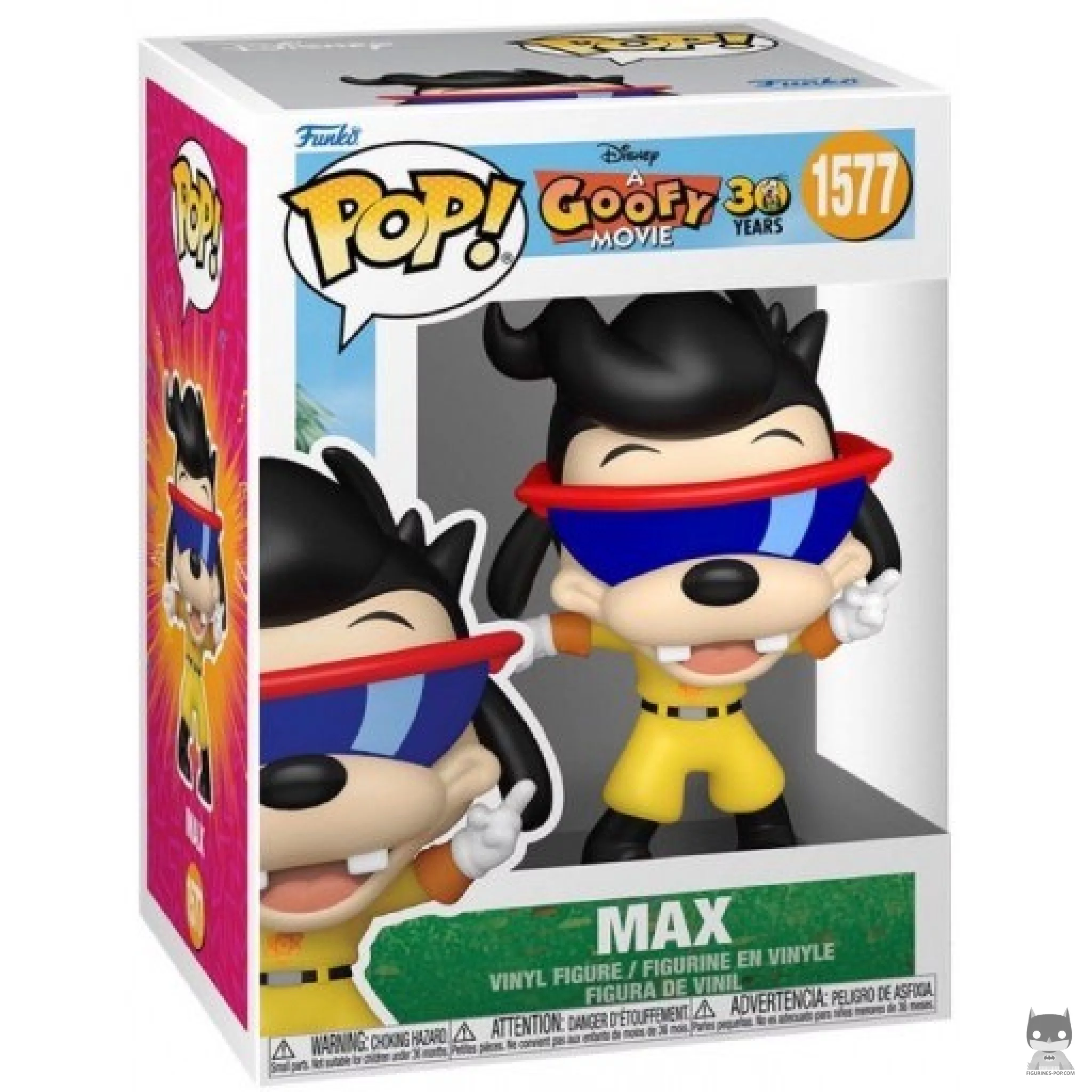 Max Funko Pop! figure in its box