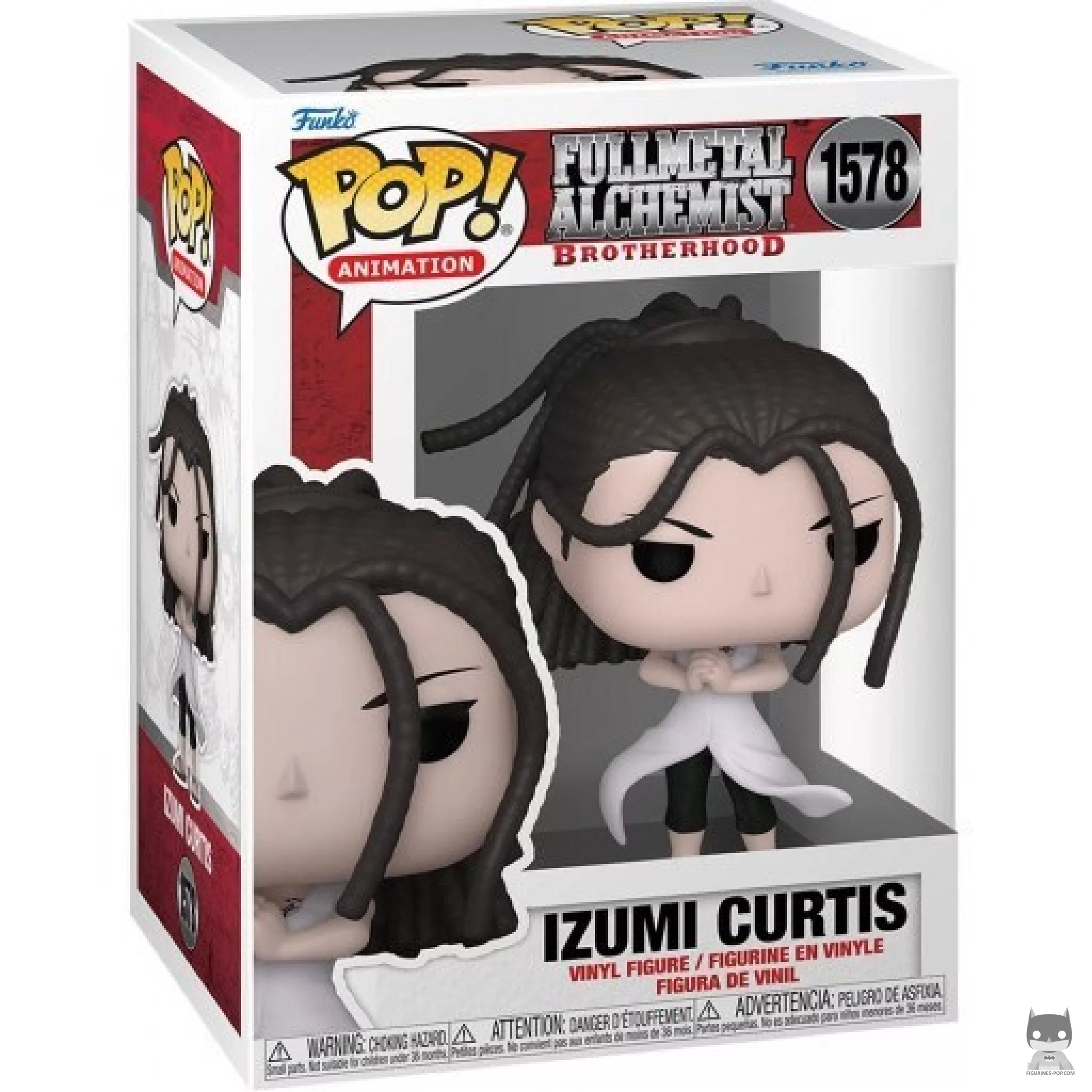 Izumi Curtis Funko Pop! figure in its box
