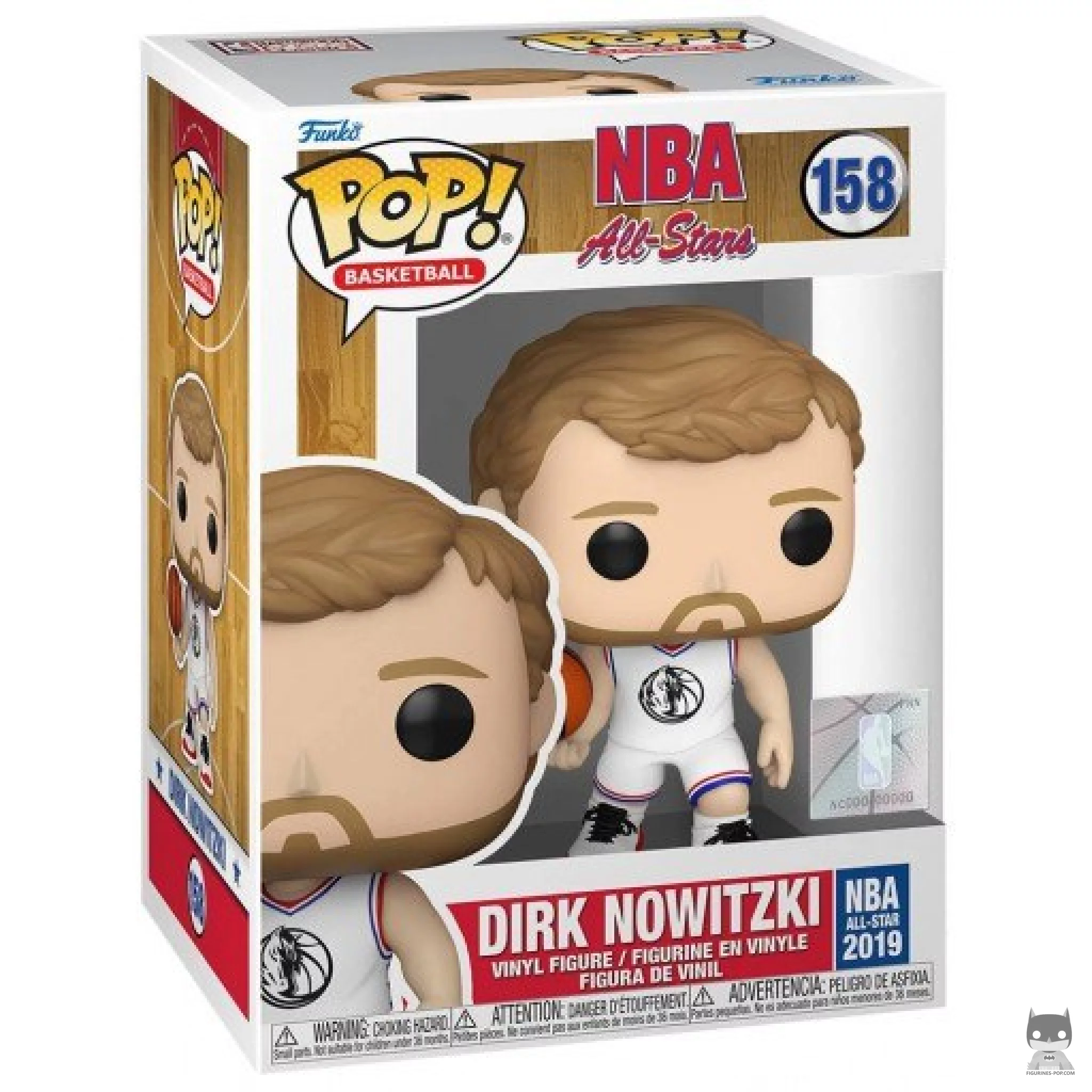 Dirk Nowitzki Funko Pop! figure in its box