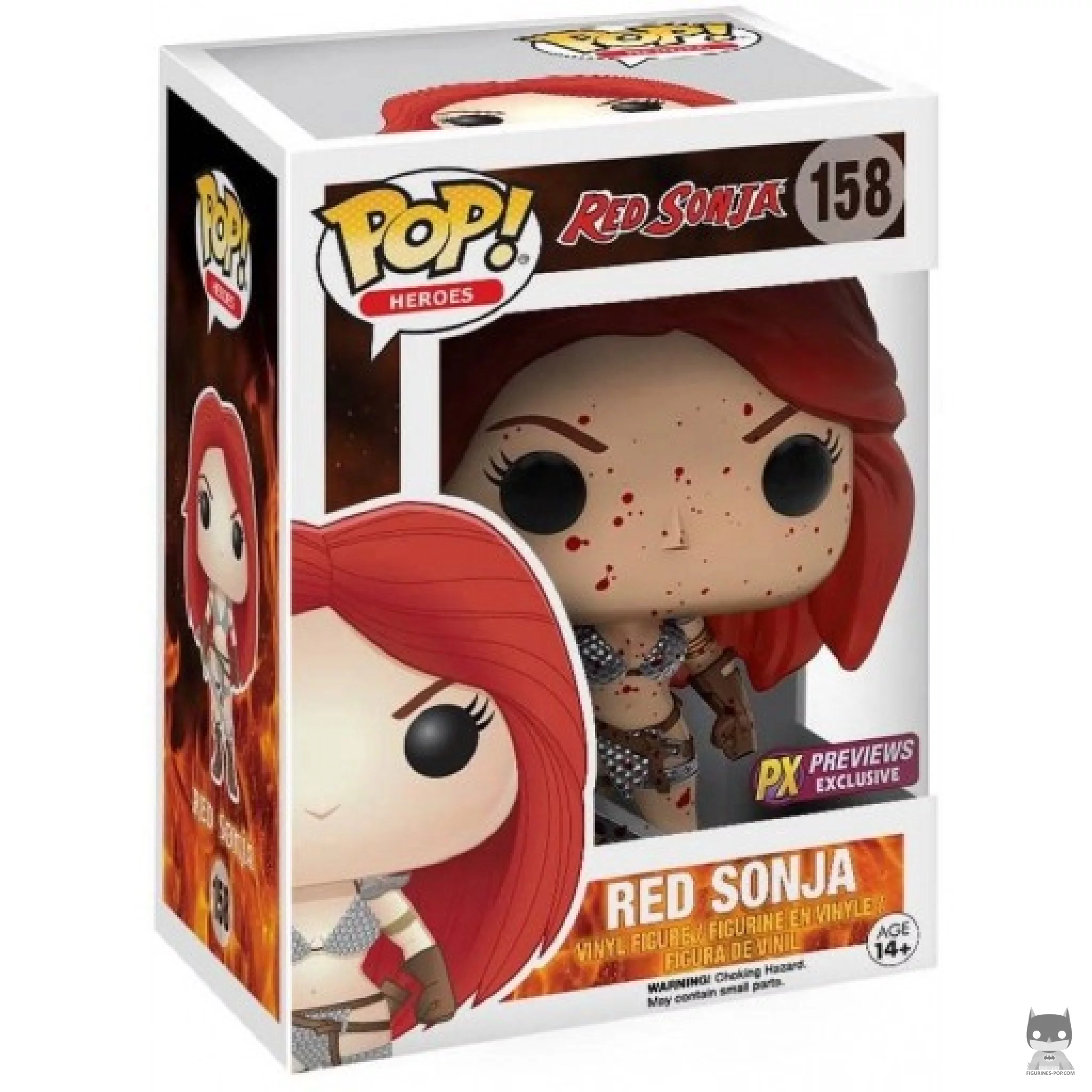 Red Sonja (Bloody) Funko Pop! figure in its box