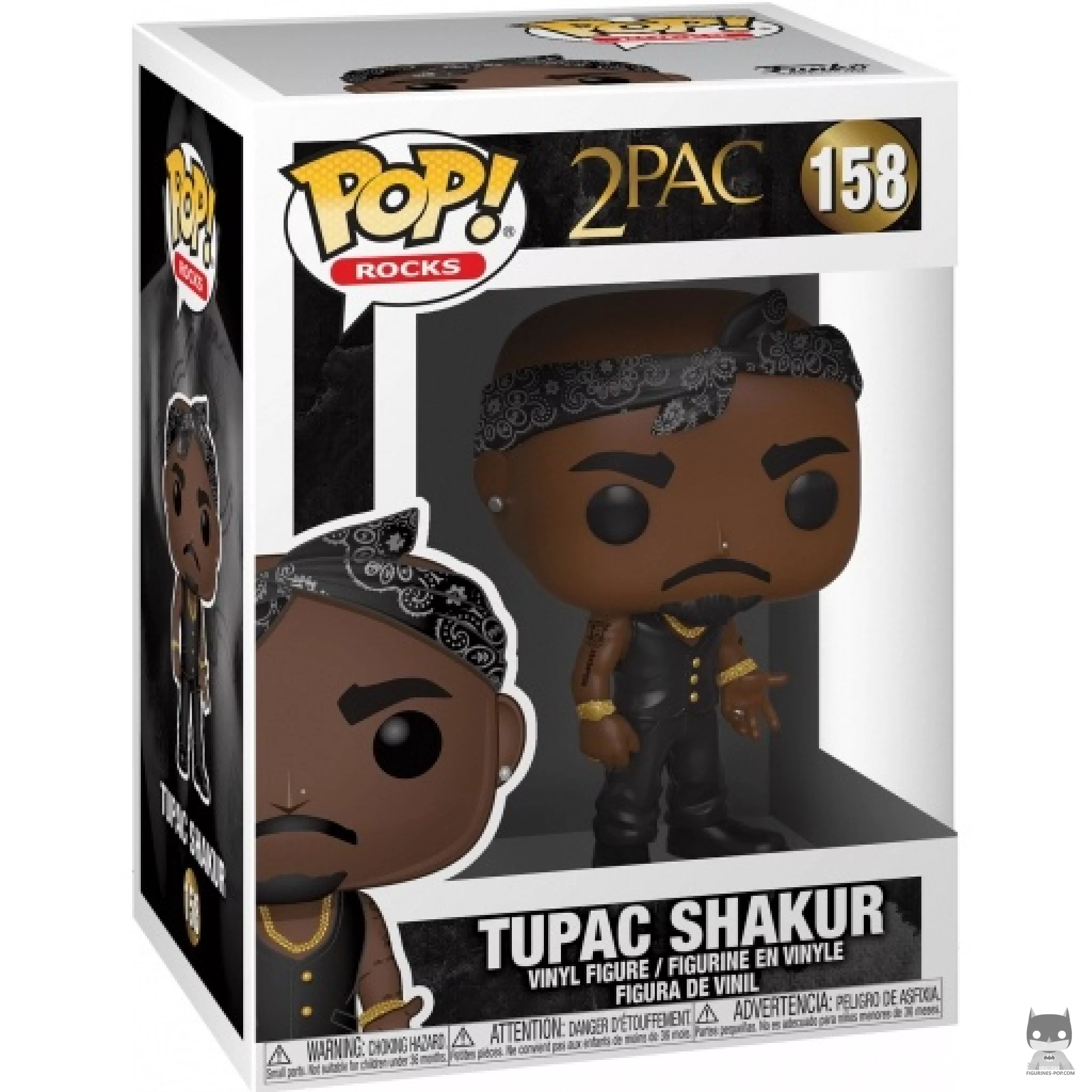 Tupac Shakur Funko Pop! figure in its box
