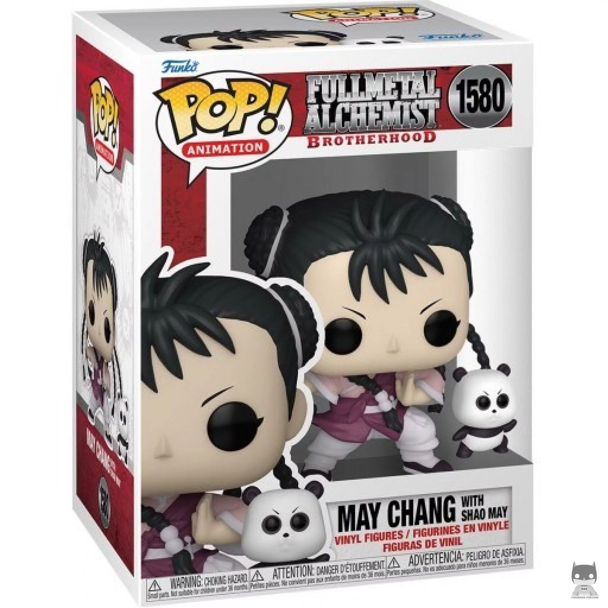 May Chang with Shao May Funko Pop! figure in its box
