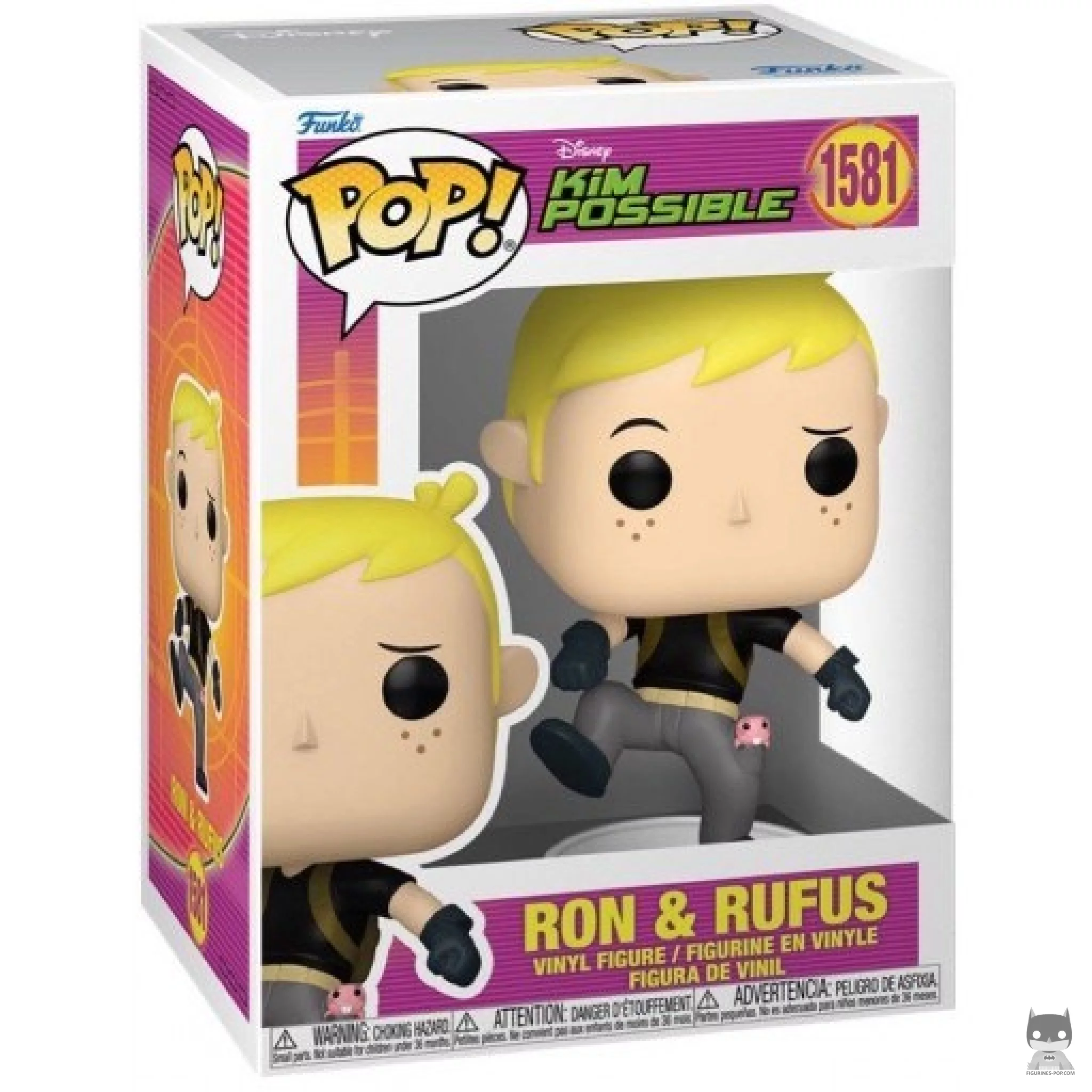 Ron & Rufus Funko Pop! figure in its box