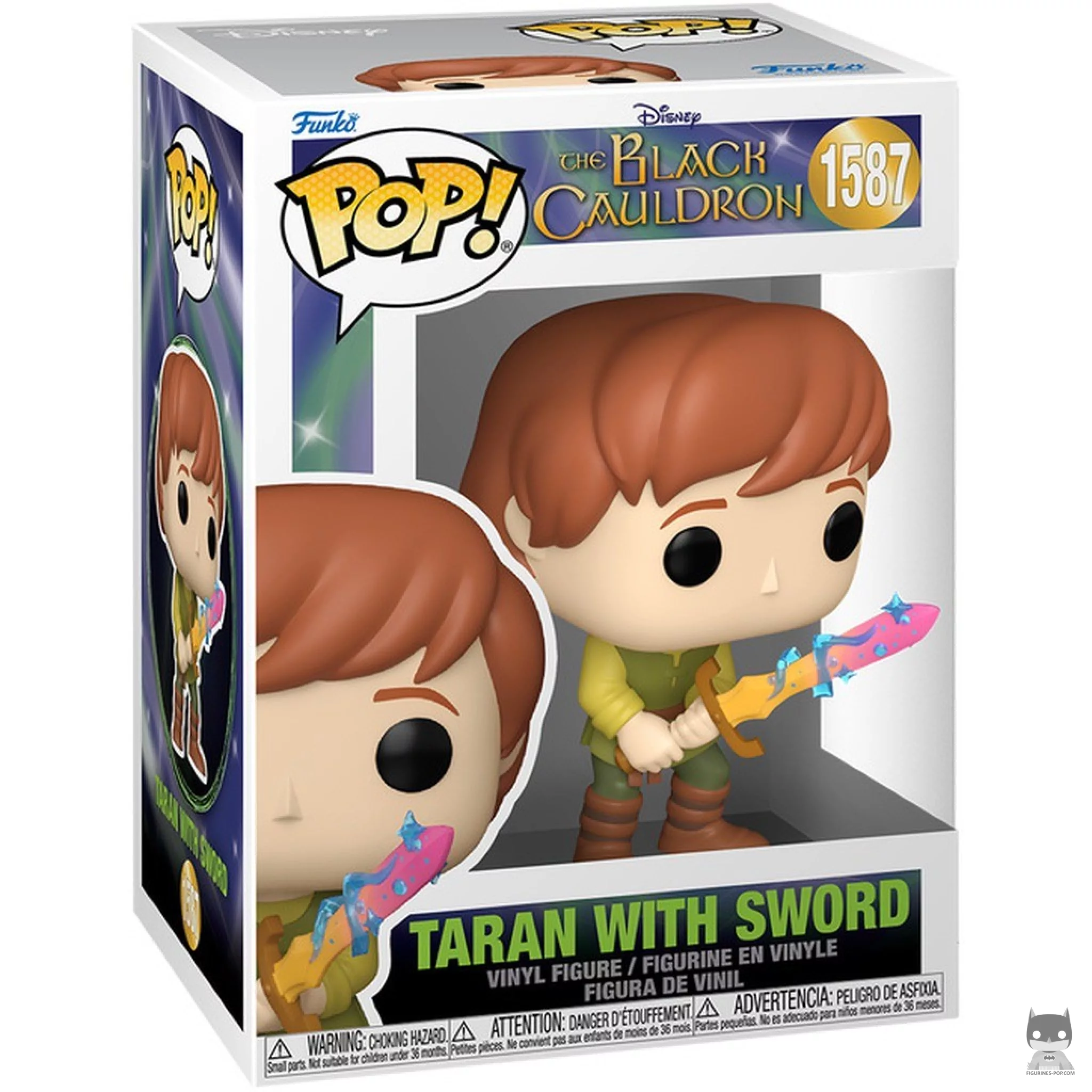 Taran with sword Funko Pop! figure in its box