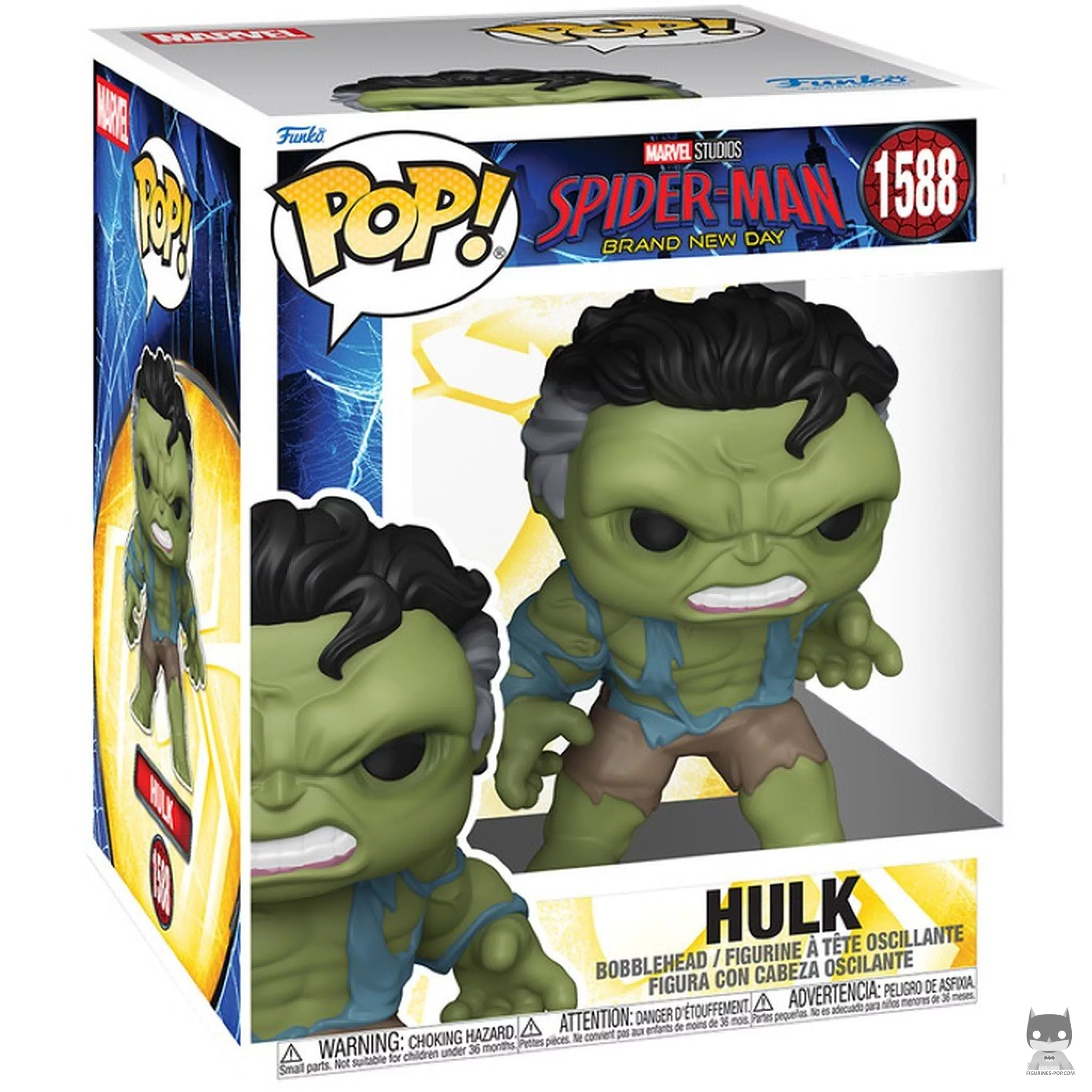 Hulk (Supersized) Funko Pop! figure in its box