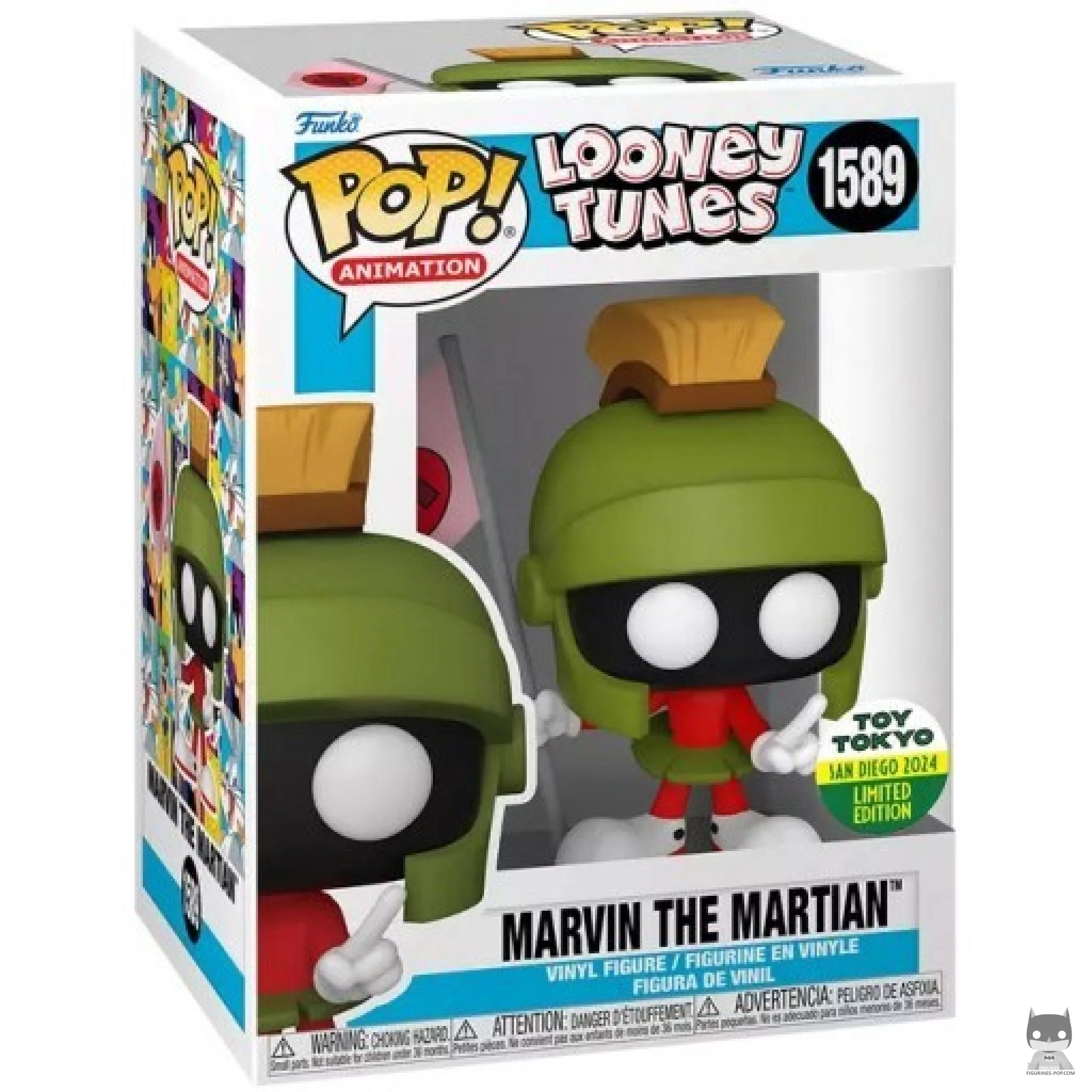 Marvin The Martian Funko Pop! figure in its box