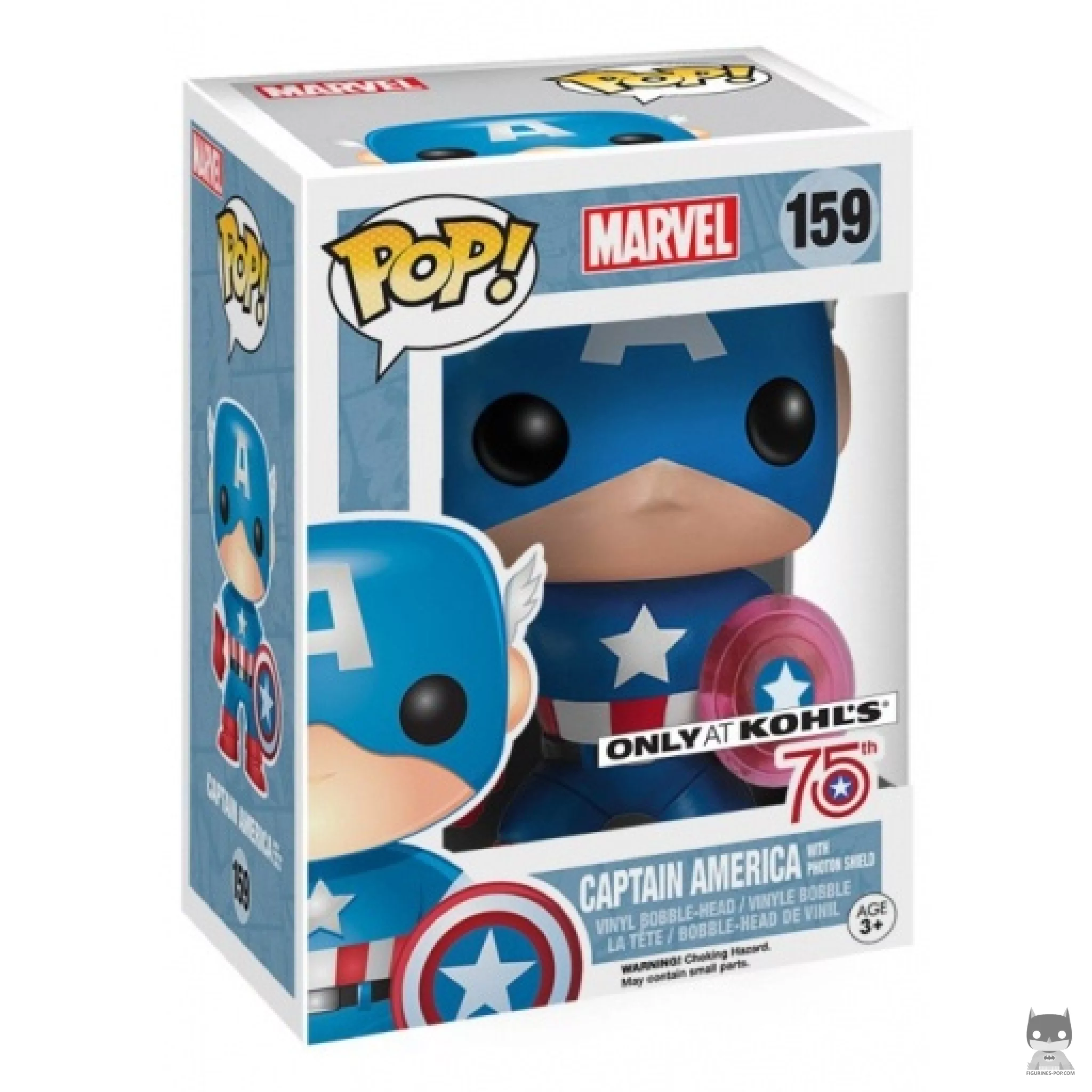 Captain America Funko Pop! figure in its box