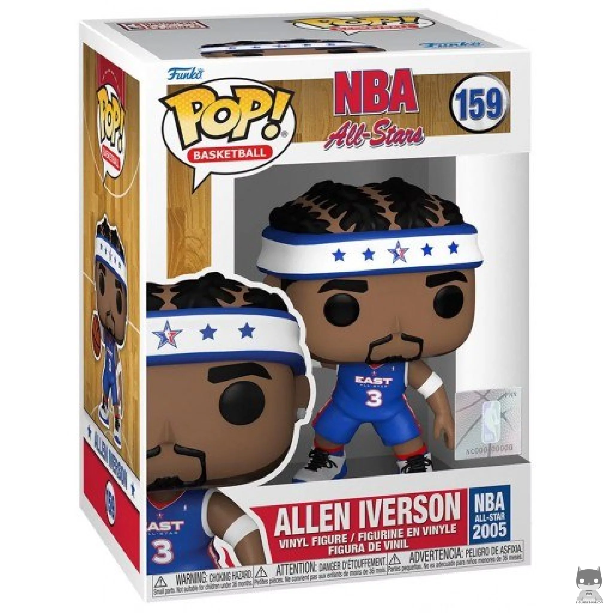 Allen Iverson Funko Pop! figure in its box
