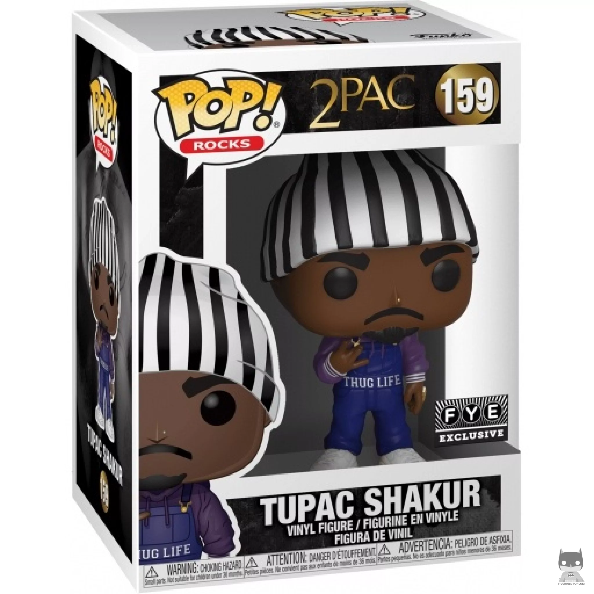 Tupac Shakur Funko Pop! figure in its box