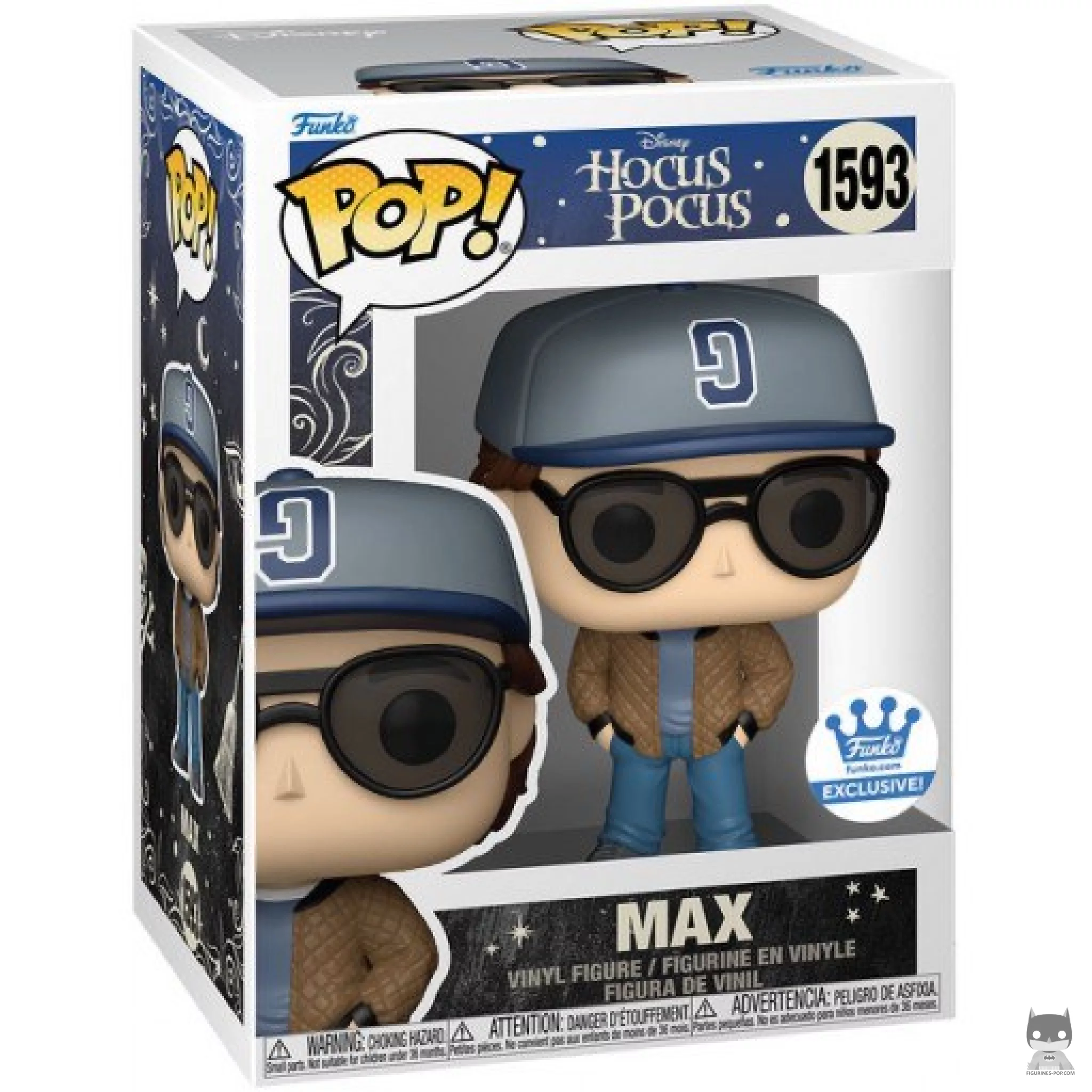Max with Baseball Cap Funko Pop! figure in its box