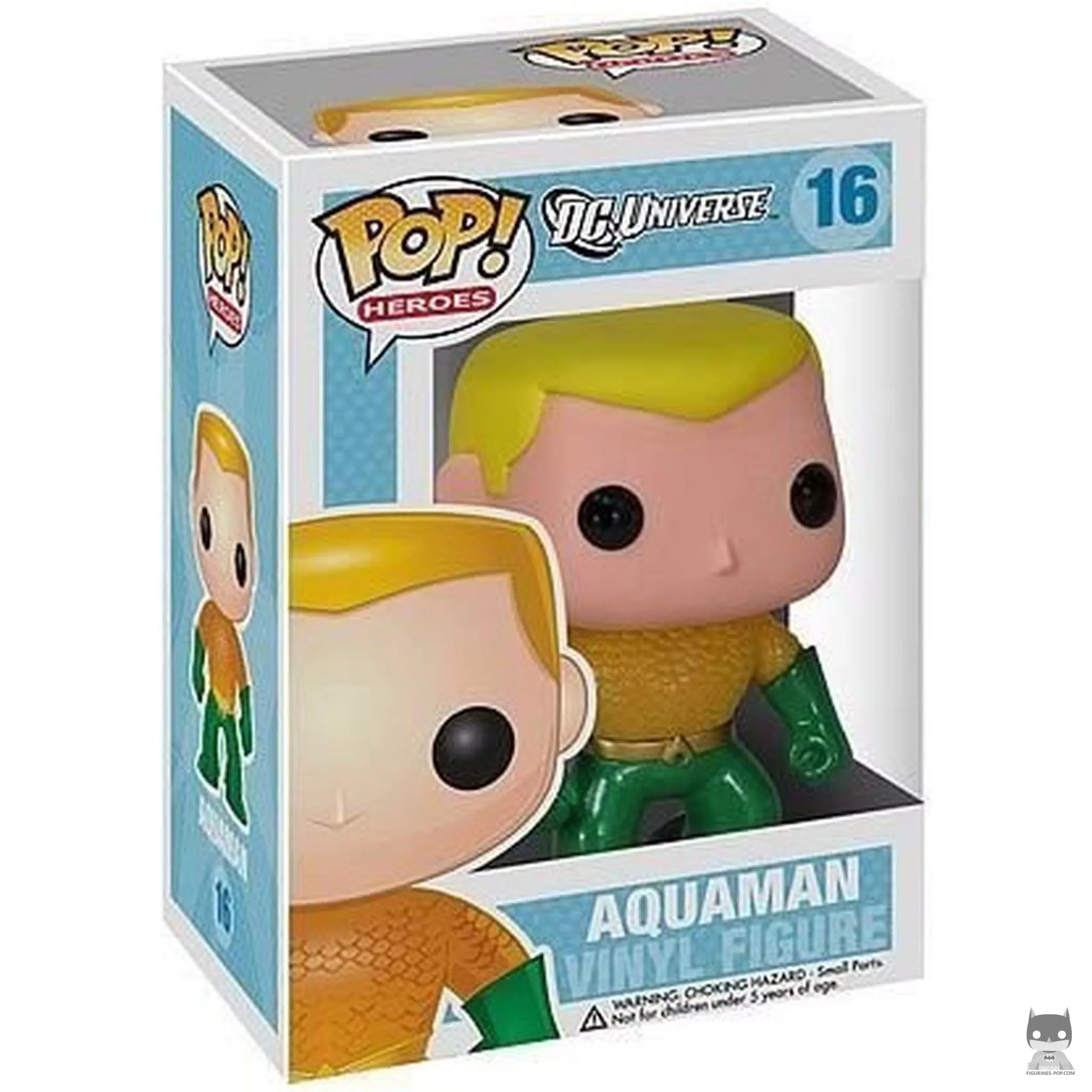 Aquaman Funko Pop! figure in its box
