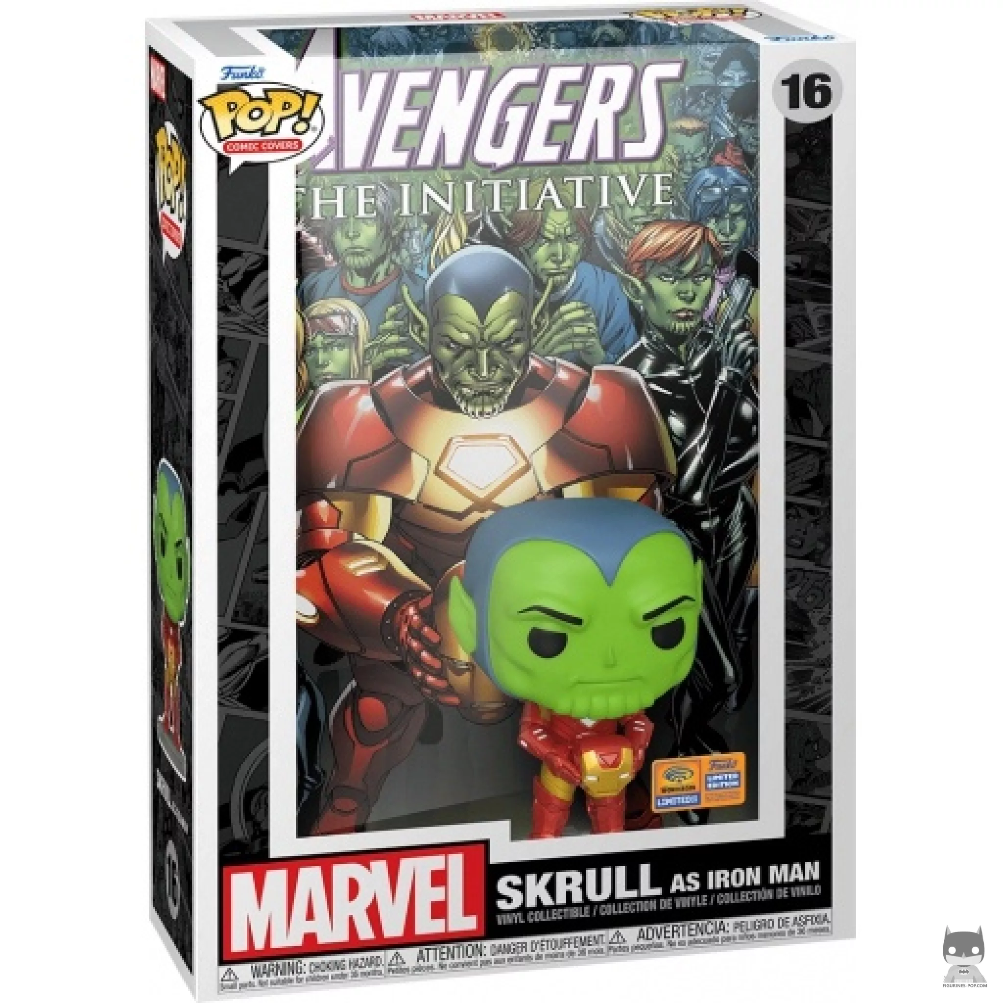 Skrull as Iron Man Funko Pop! figure in its box