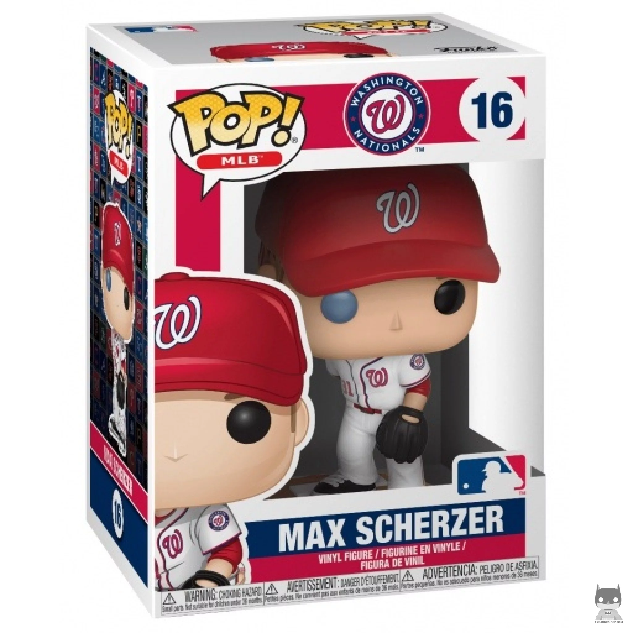Max Scherzer Funko Pop! figure in its box
