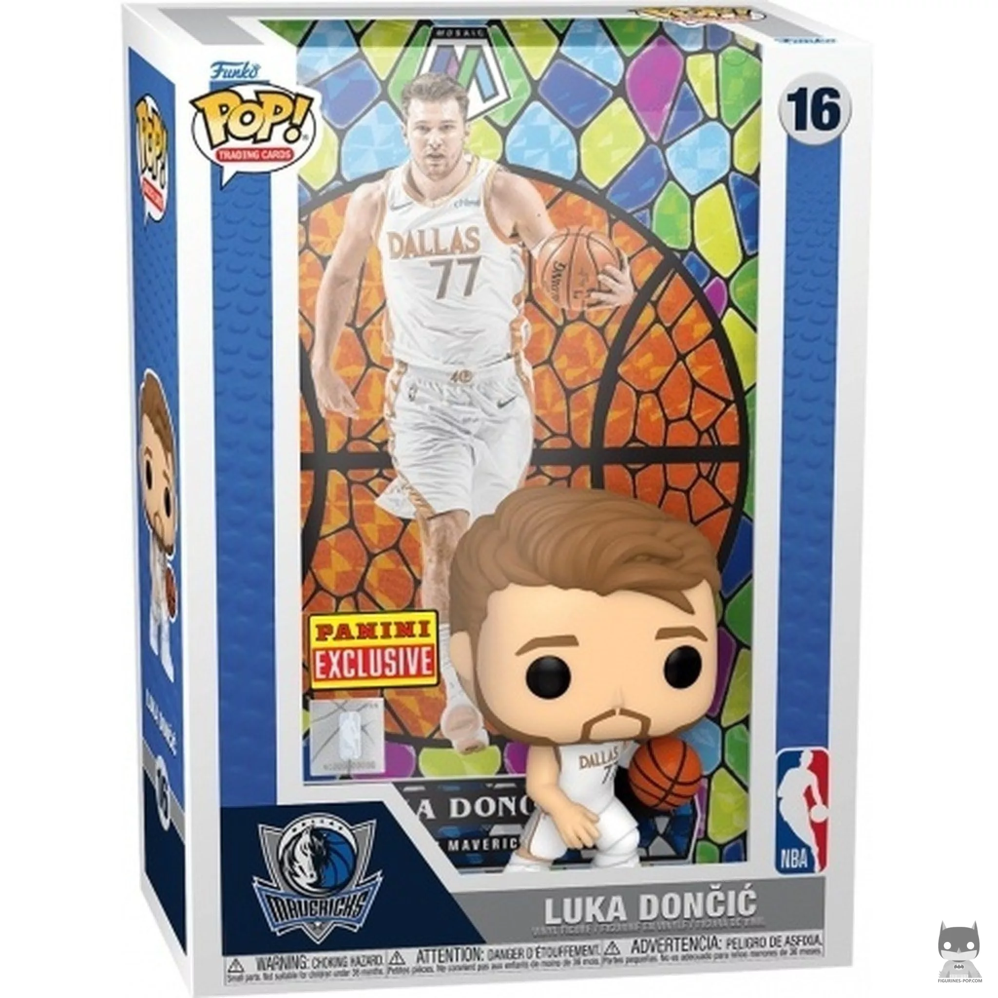 Luka Doncic (Mosaic) Funko Pop! figure in its box