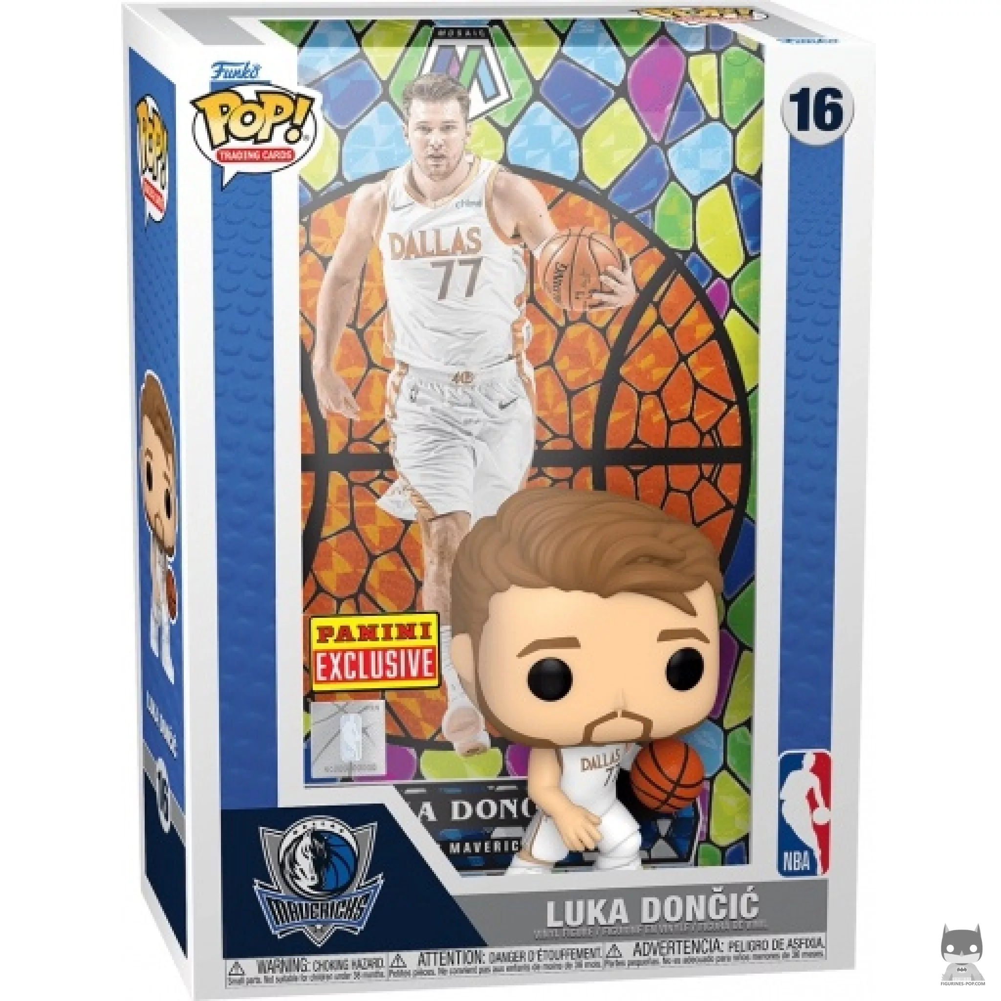 Luka Doncic (Mosaic) Funko Pop! figure in its box