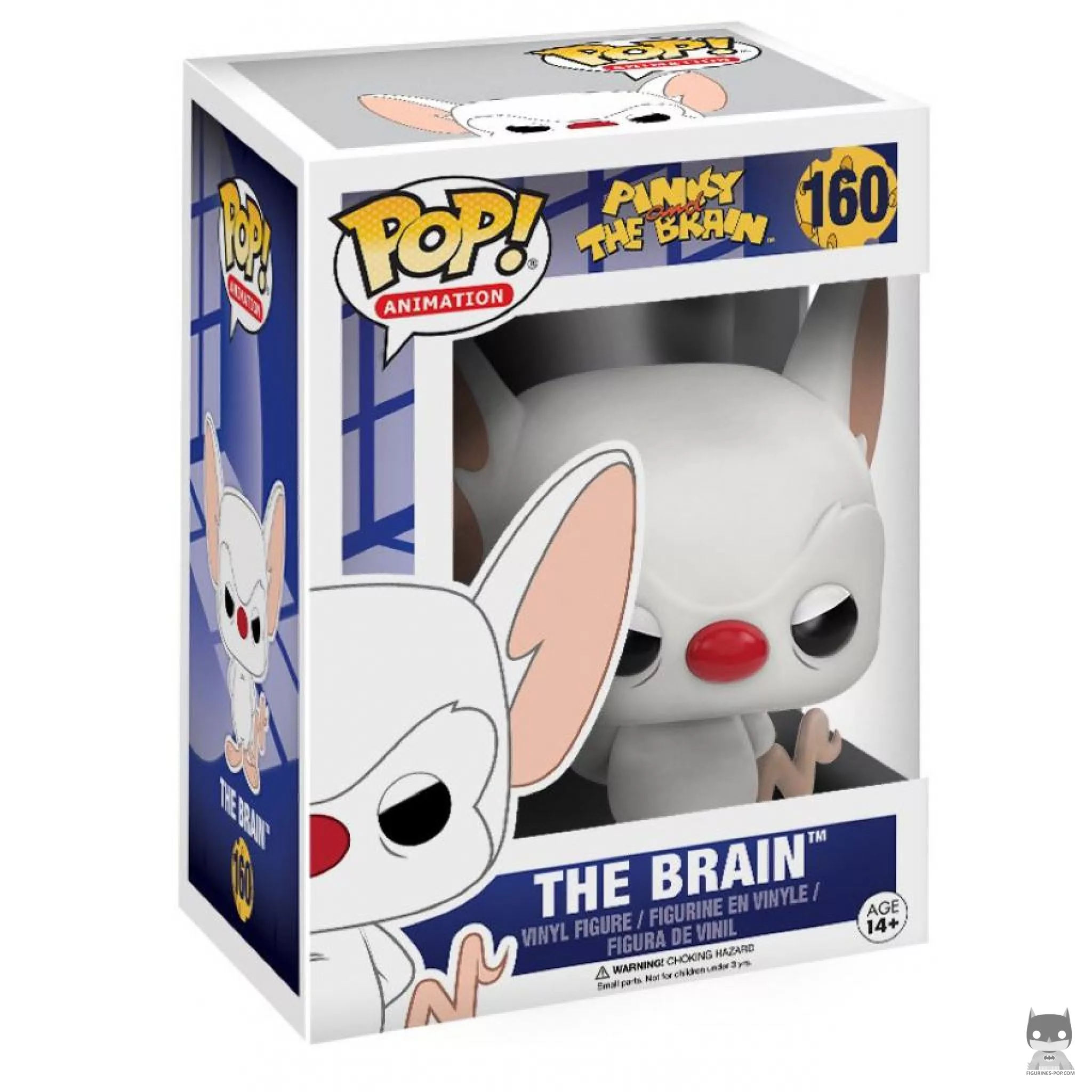 The Brain Funko Pop! figure in its box
