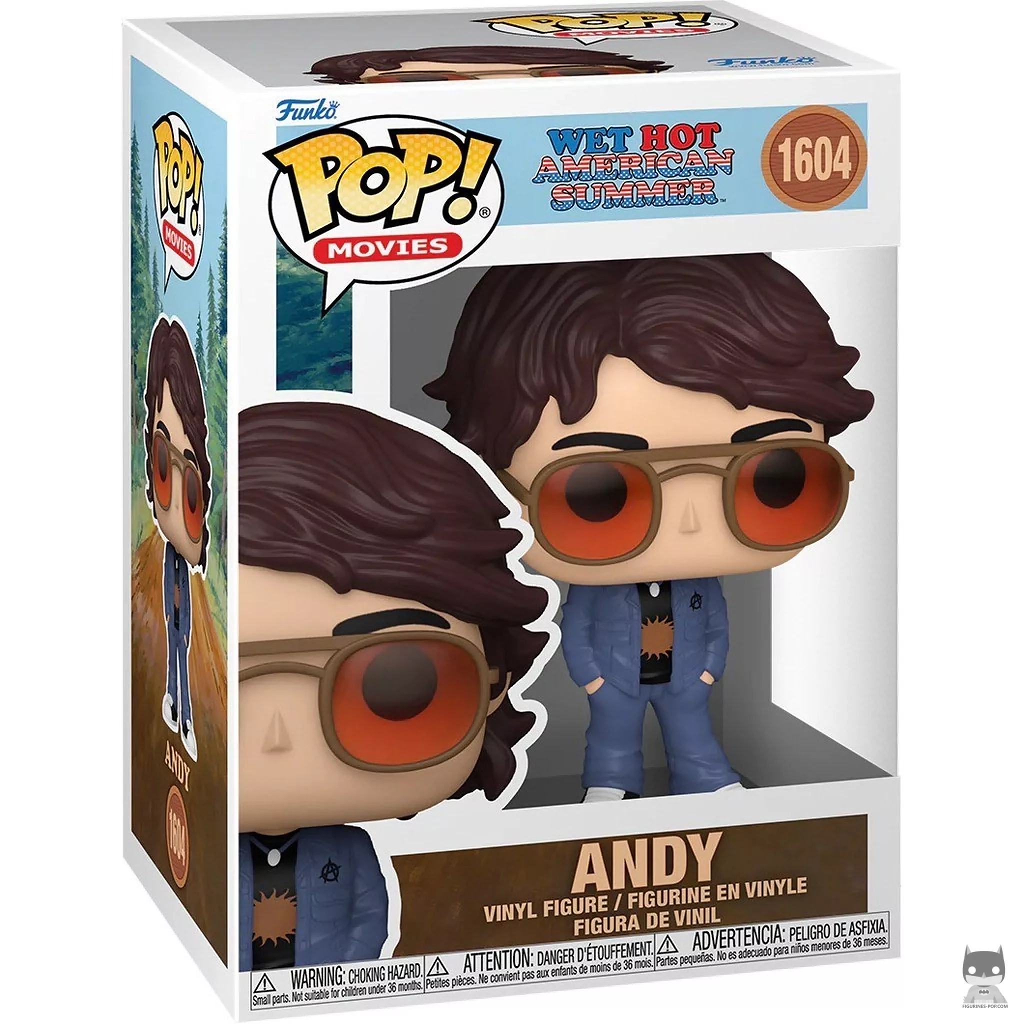 Andy Funko Pop! figure in its box
