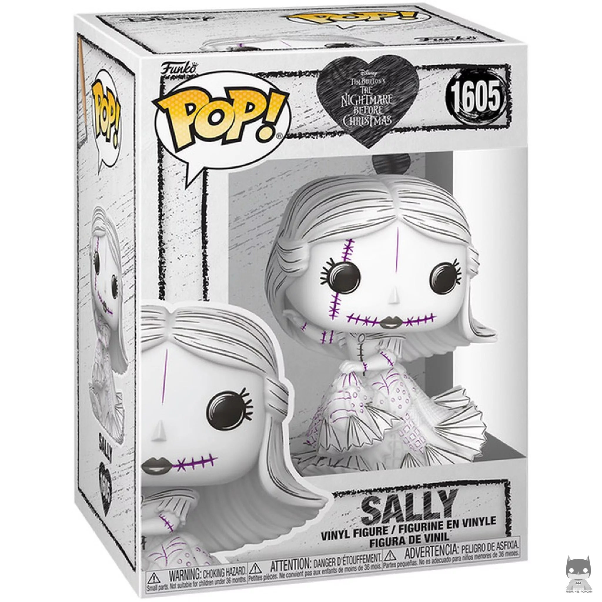 Sally (Sketched) Funko Pop! figure in its box