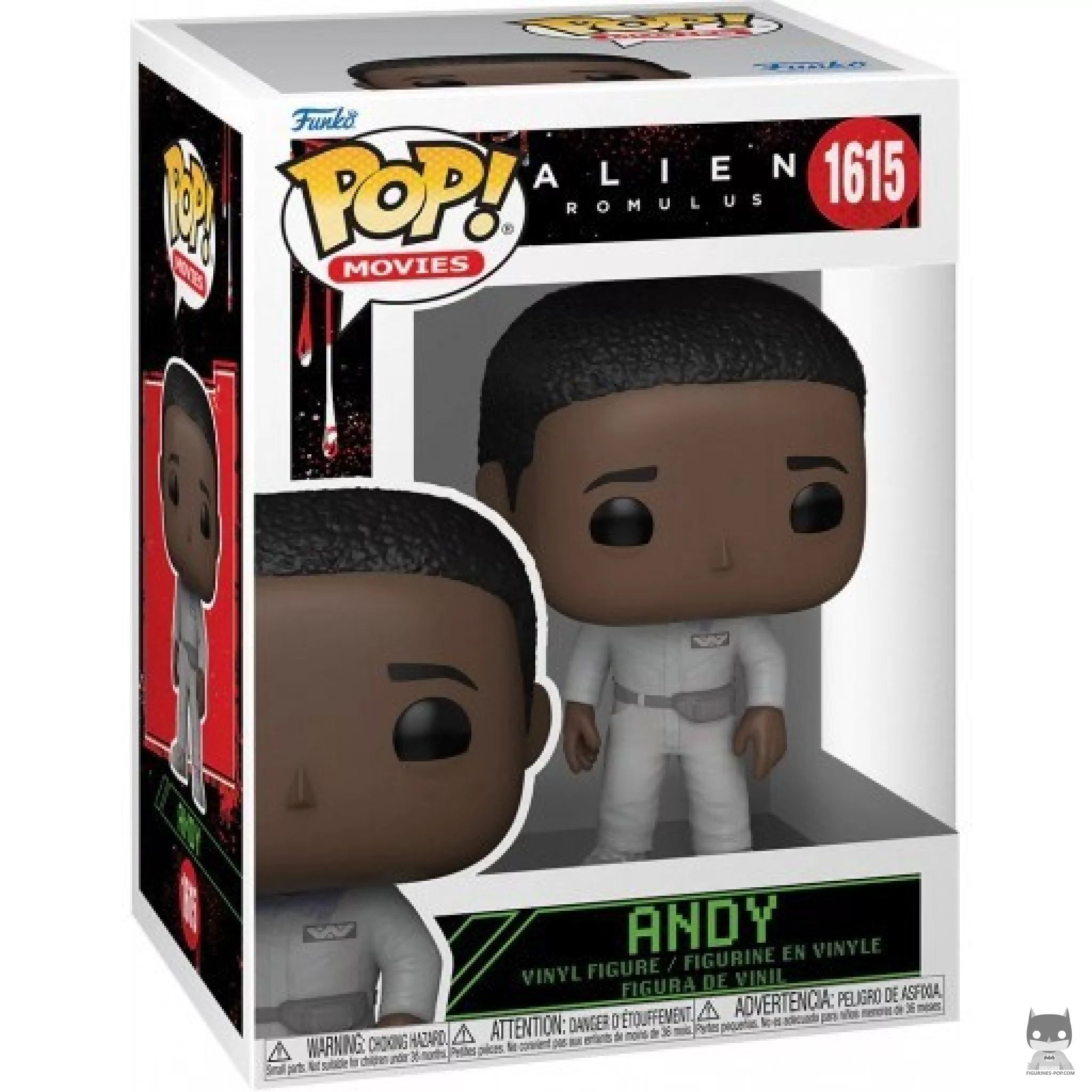 Andy Funko Pop! figure in its box