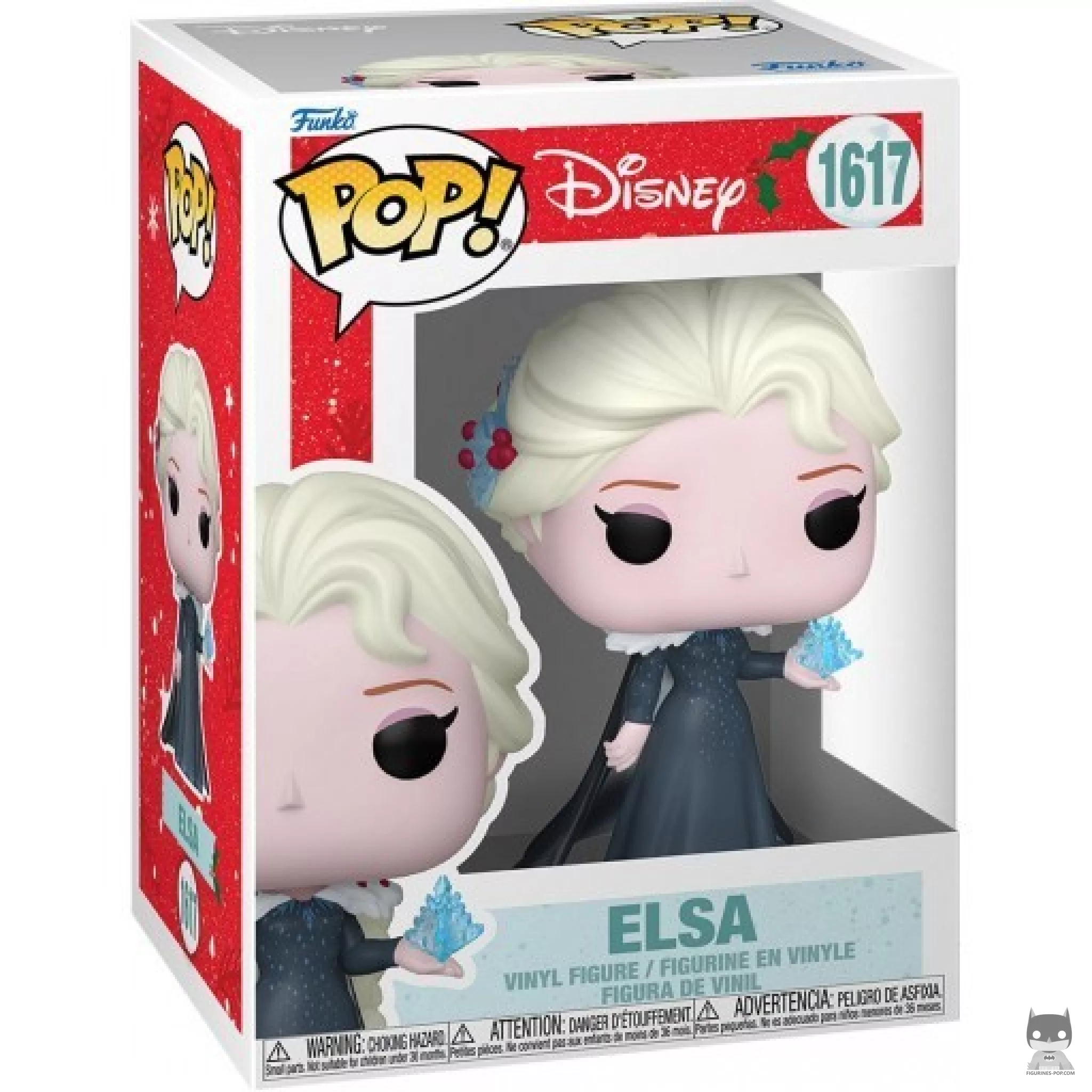 Elsa (Holiday) Funko Pop! figure in its box