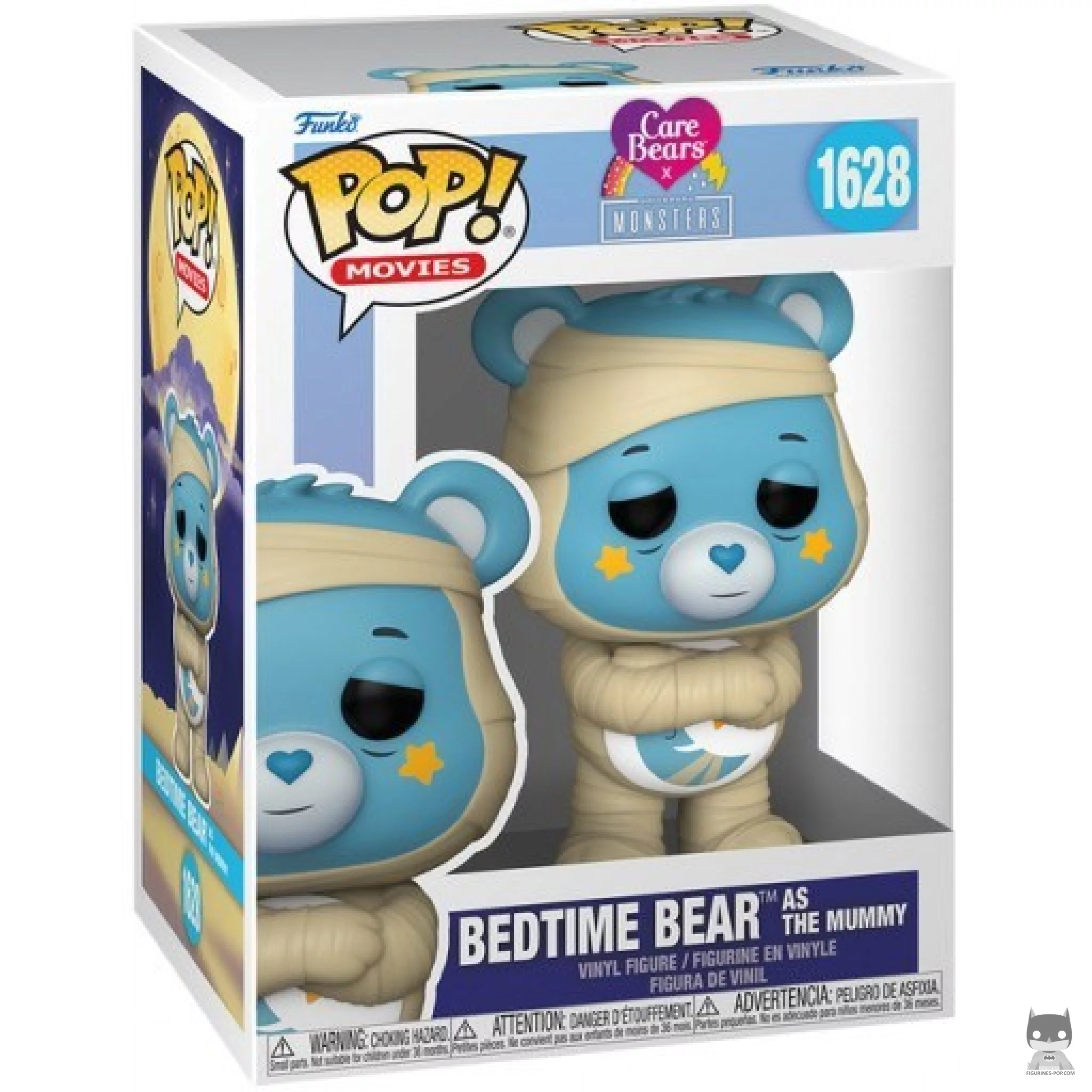Bedtime Bear as the Mummy Funko Pop! figure in its box