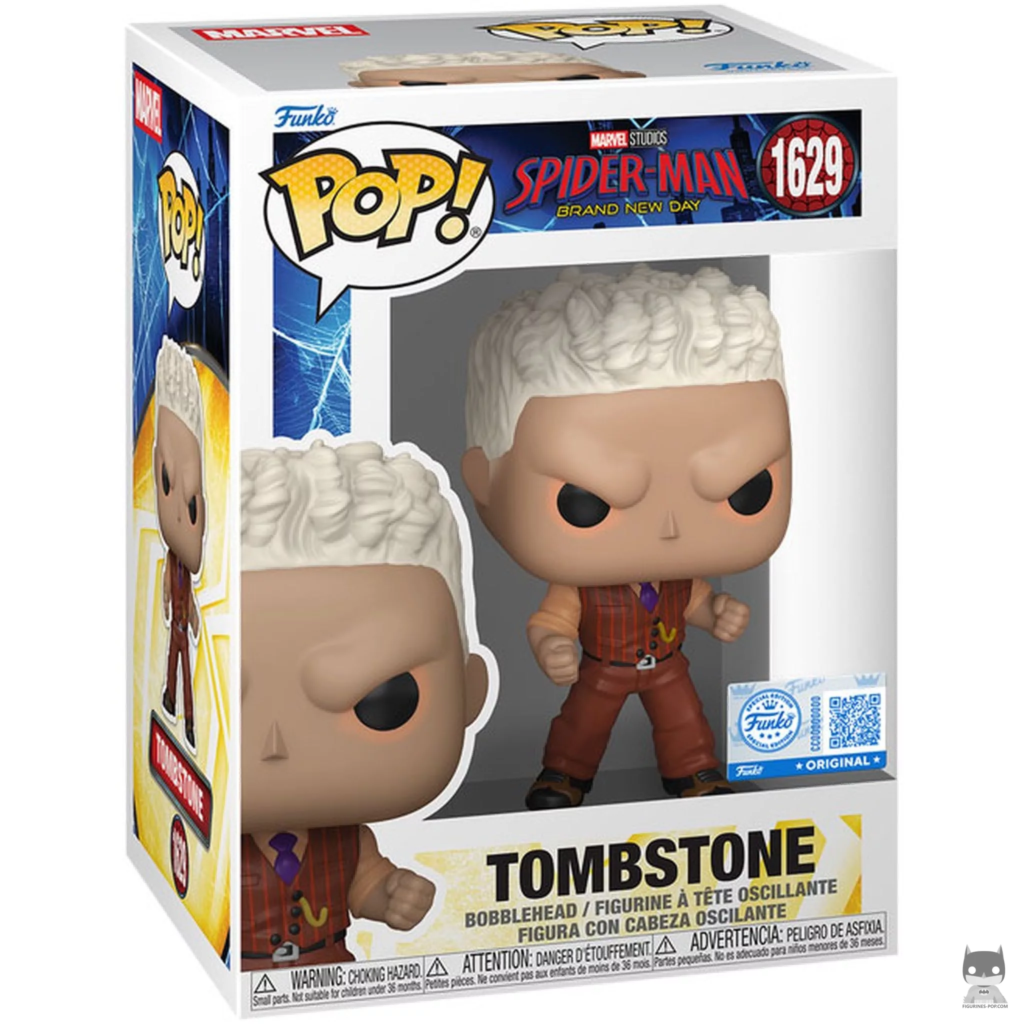 Tombstone Funko Pop! figure in its box