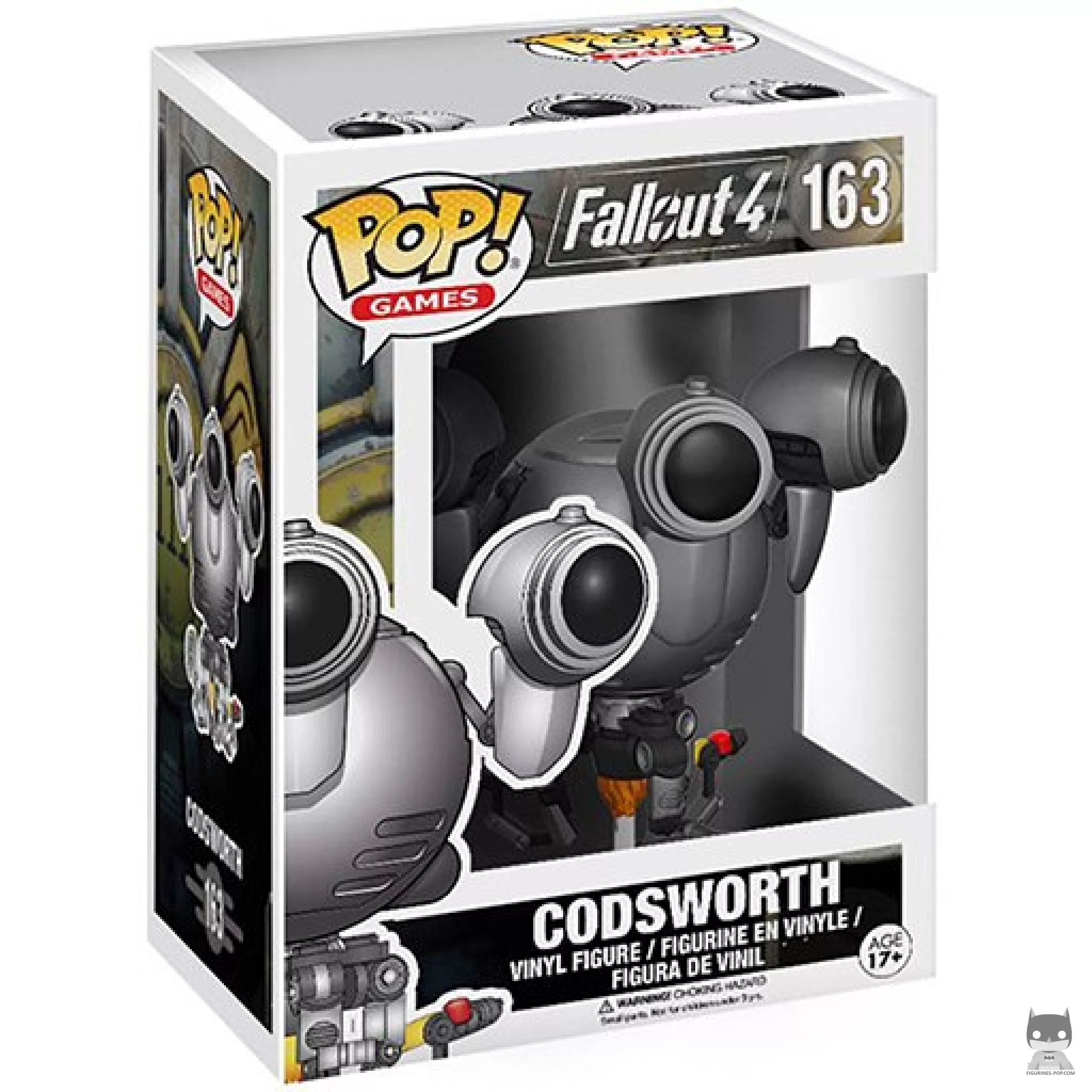Codsworth Funko Pop! figure in its box