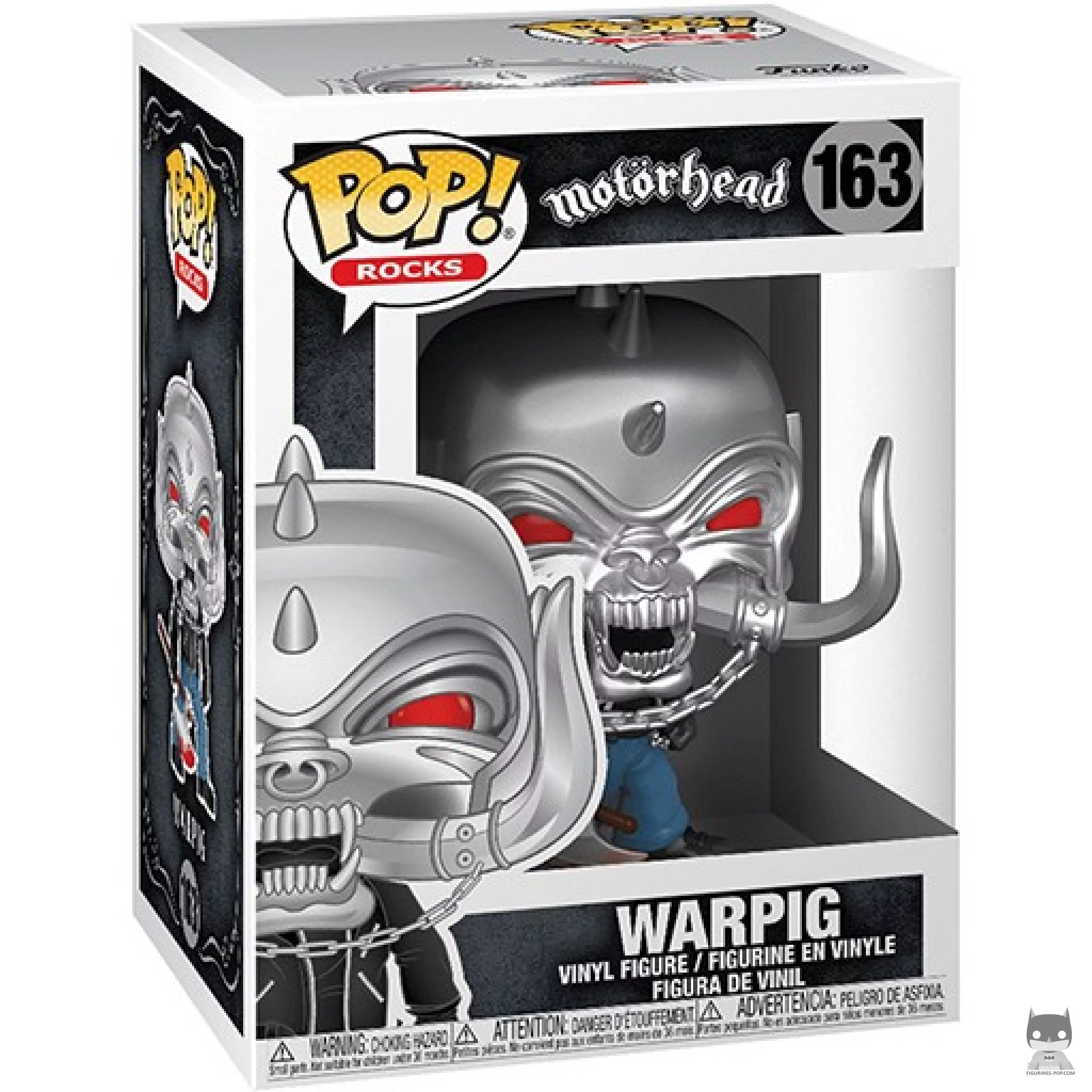 Warpig (Metallic) Funko Pop! figure in its box