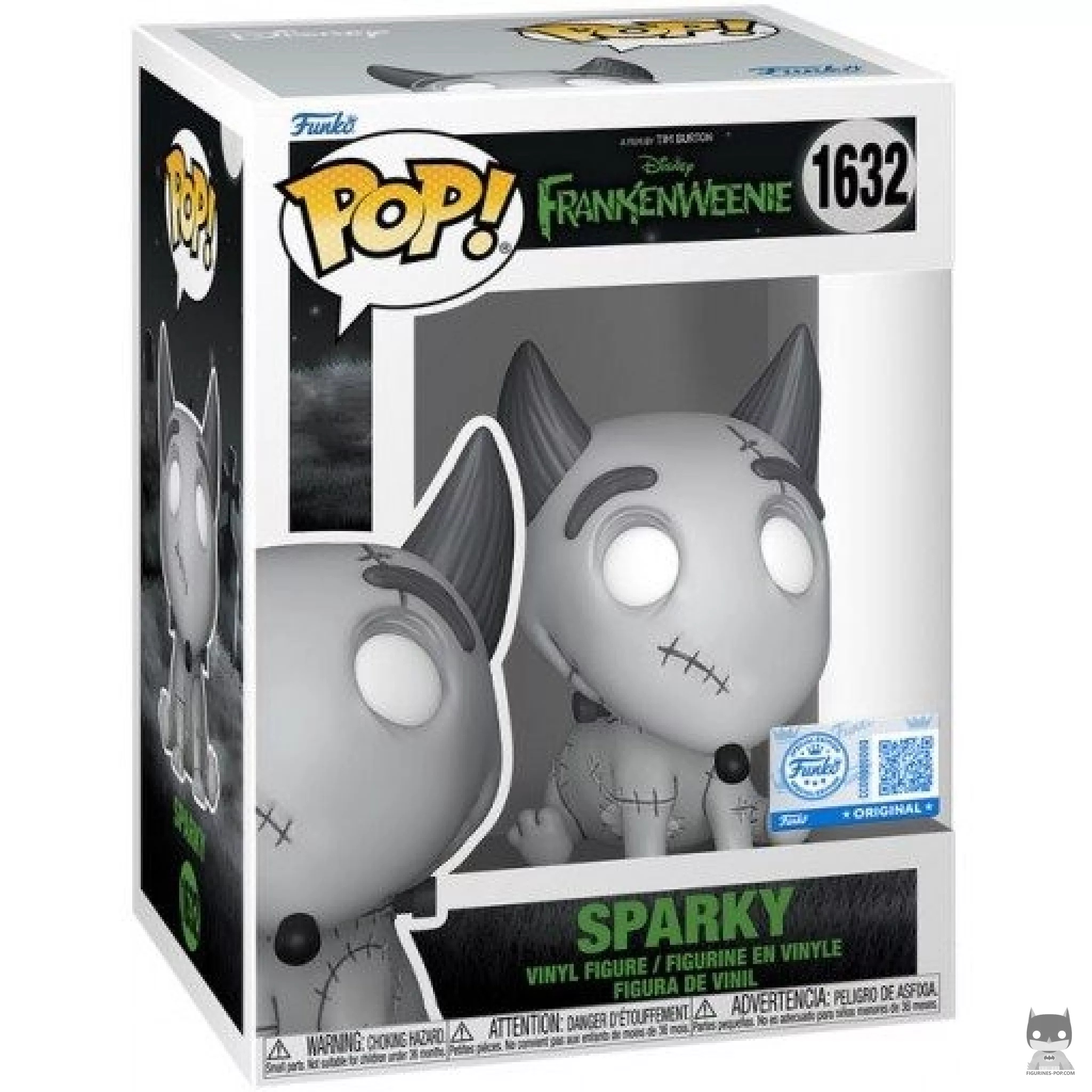 Sparky Funko Pop! figure in its box