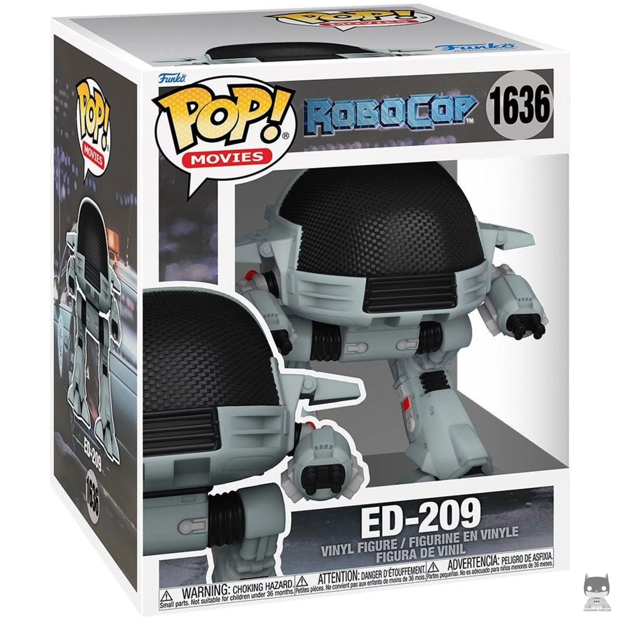 ED-209 Funko Pop! figure in its box
