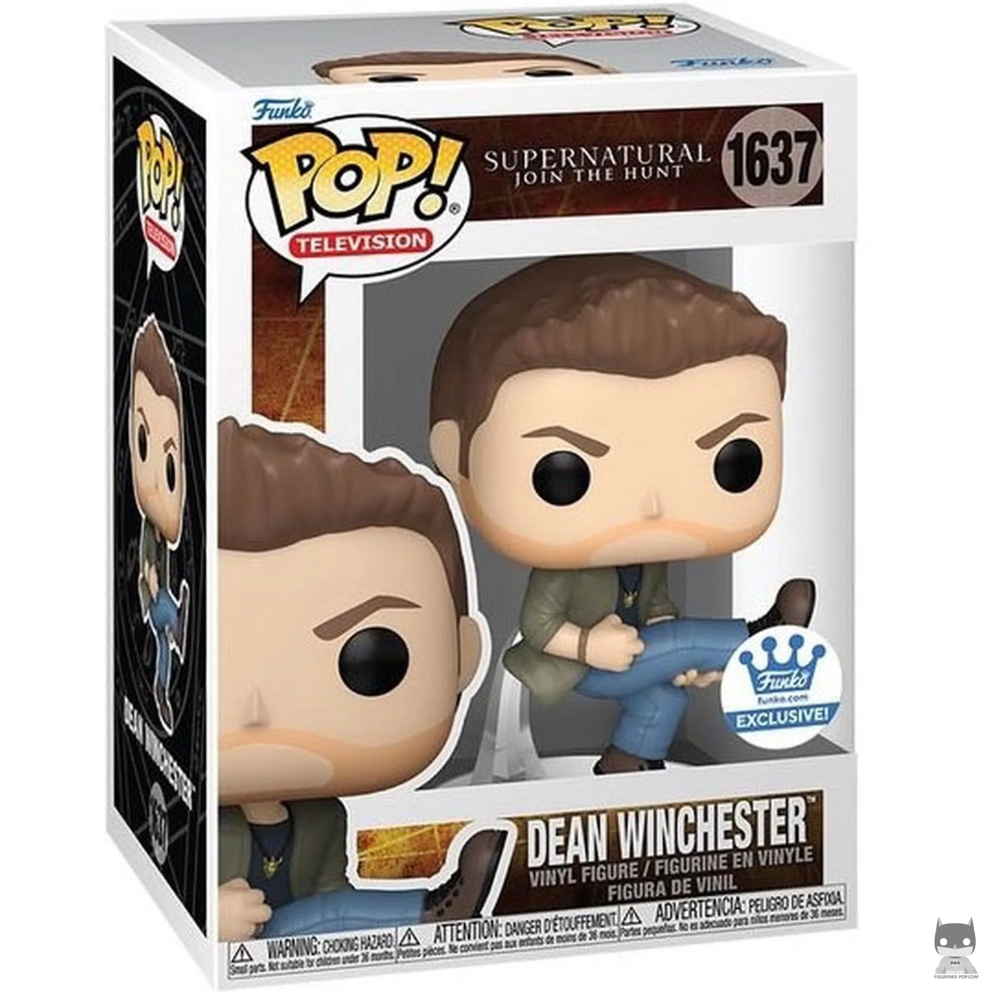 Dean Winchester Funko Pop! figure in its box