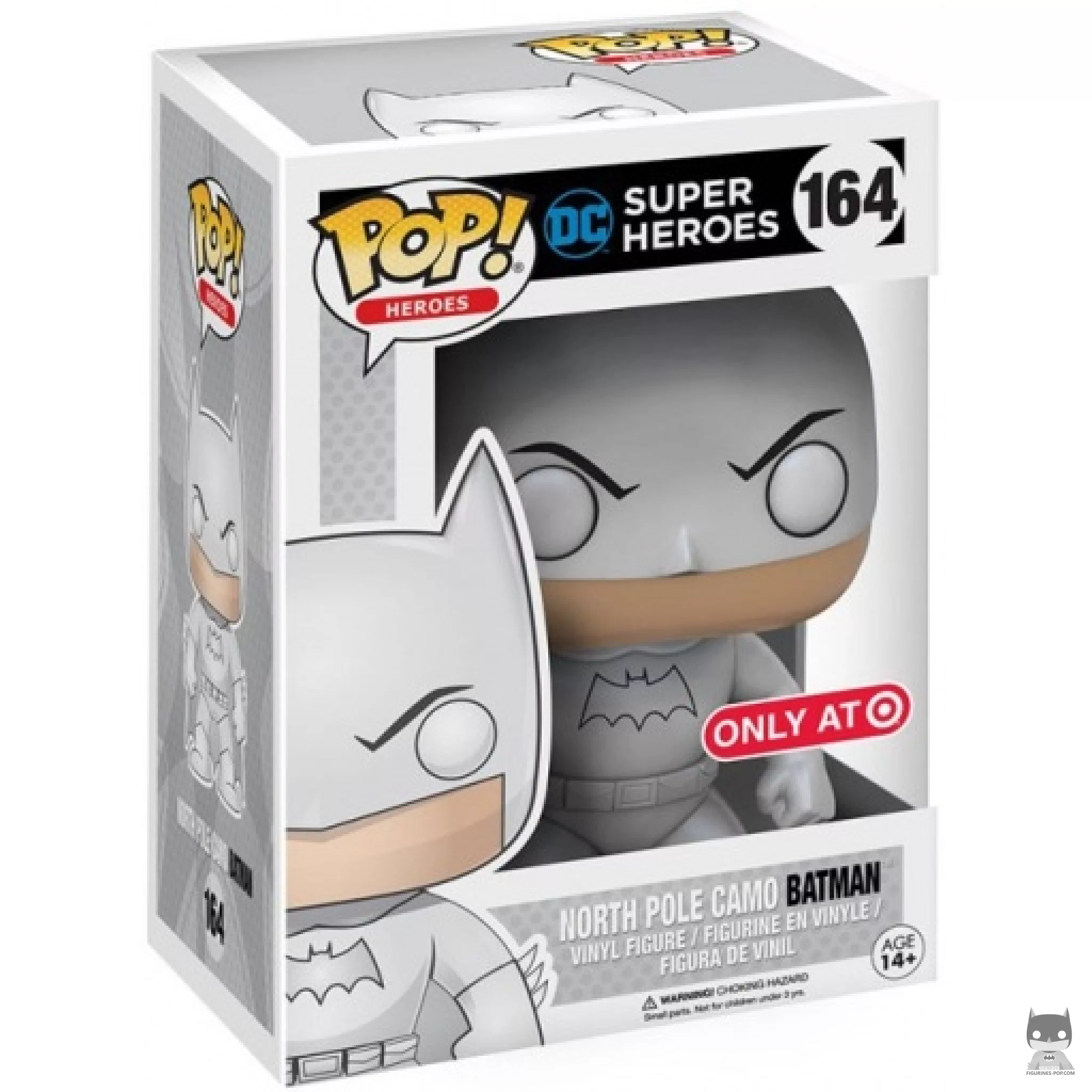North Pole Camo Batman Funko Pop! figure in its box