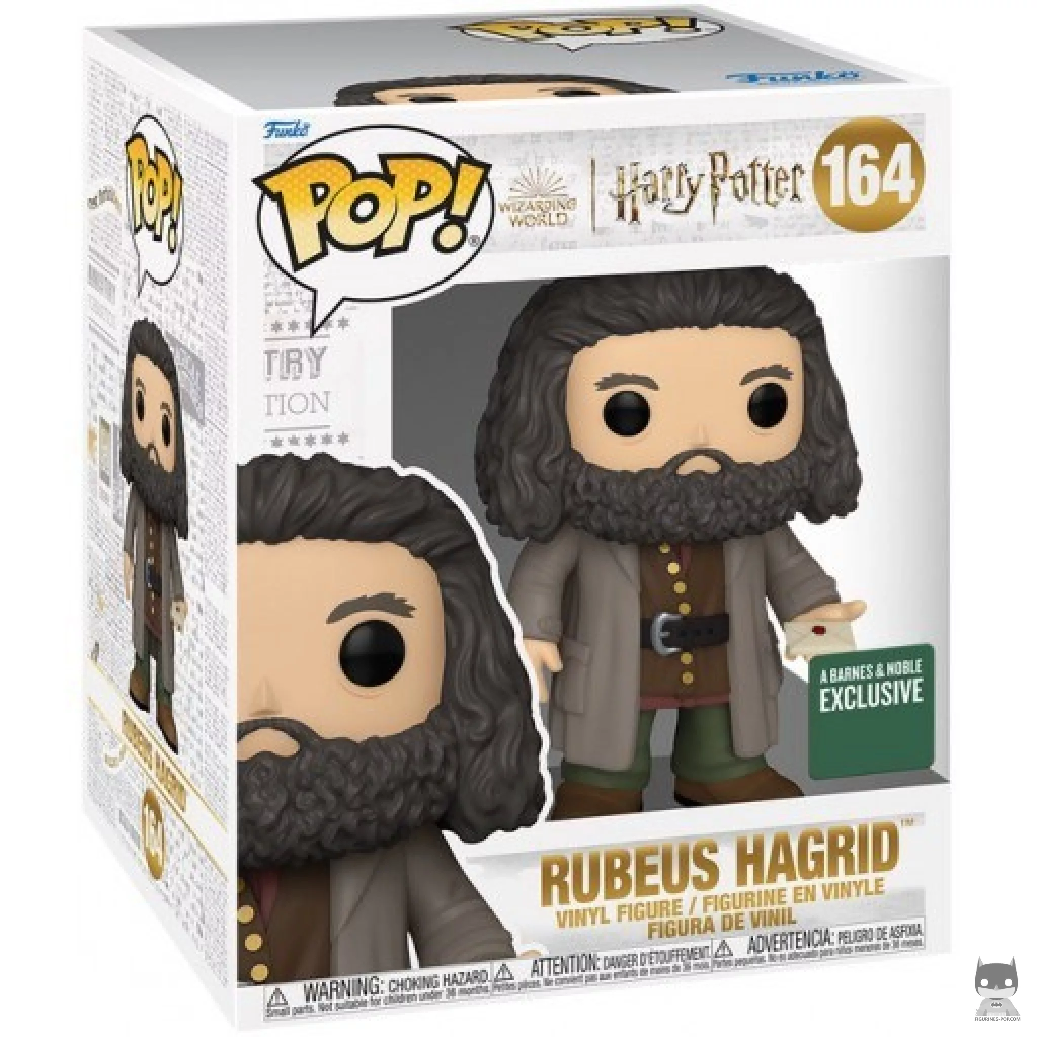 Rubeus Hagrid with Letter (Supersized) Funko Pop! figure in its box