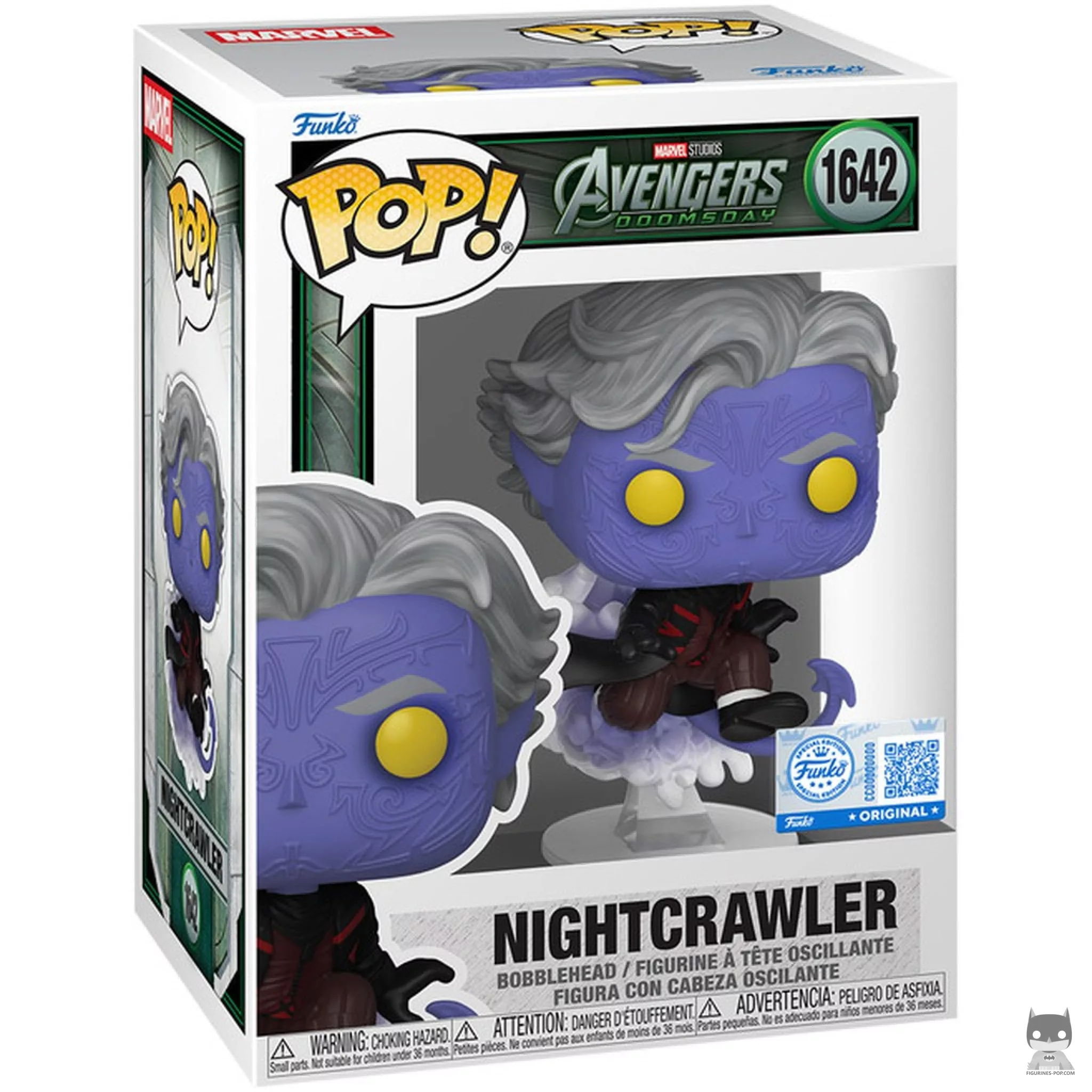Nightcrawler Funko Pop! figure in its box