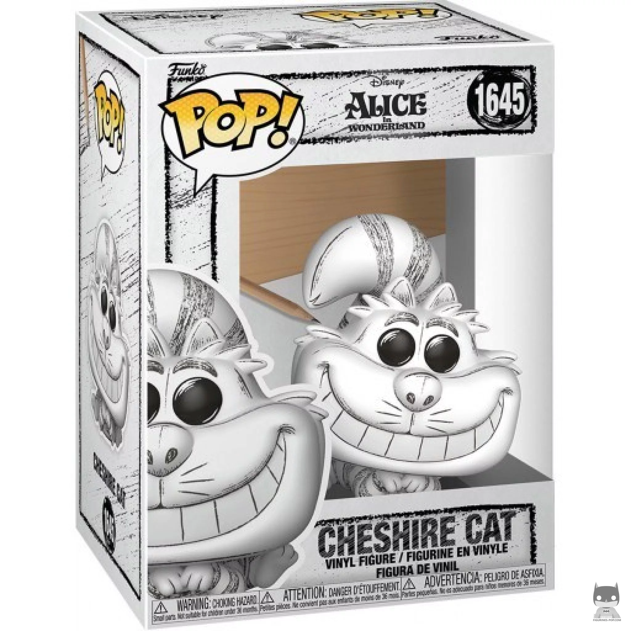 Cheshire Cat (Sketched) Funko Pop! figure in its box