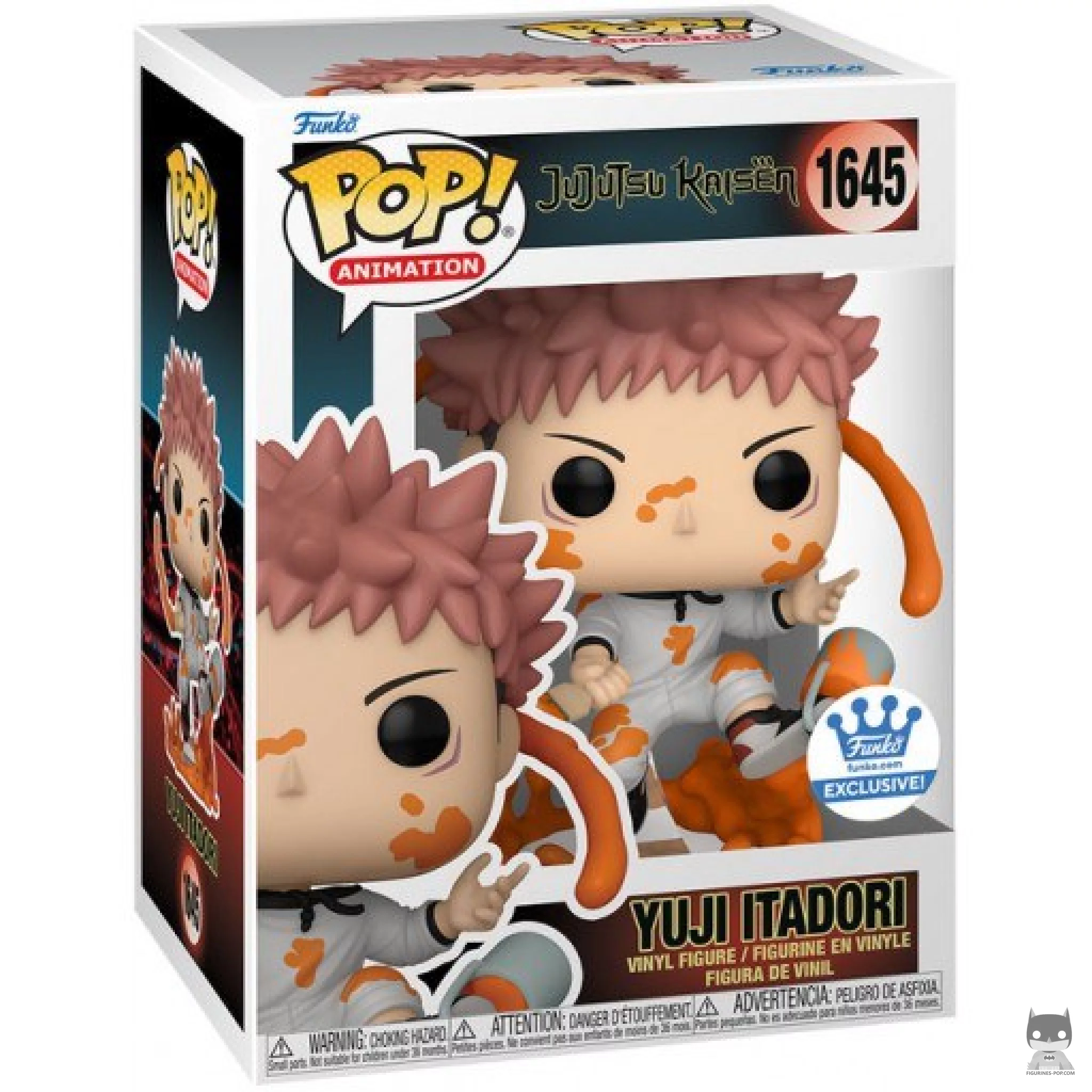 Yuji Itadori Funko Pop! figure in its box
