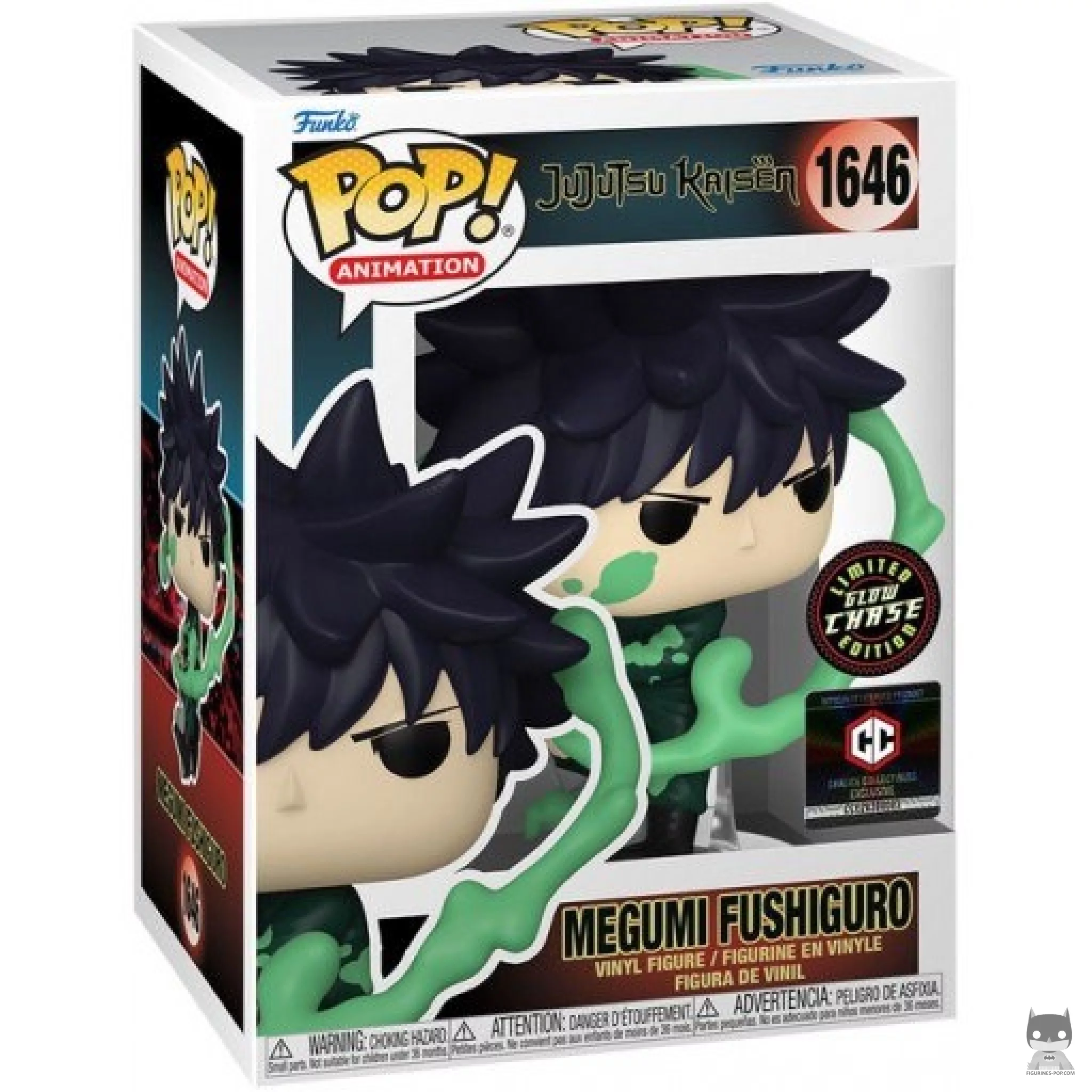 Megumi Fushiguro (Chase & Glow in the Dark) Funko Pop! figure in its box