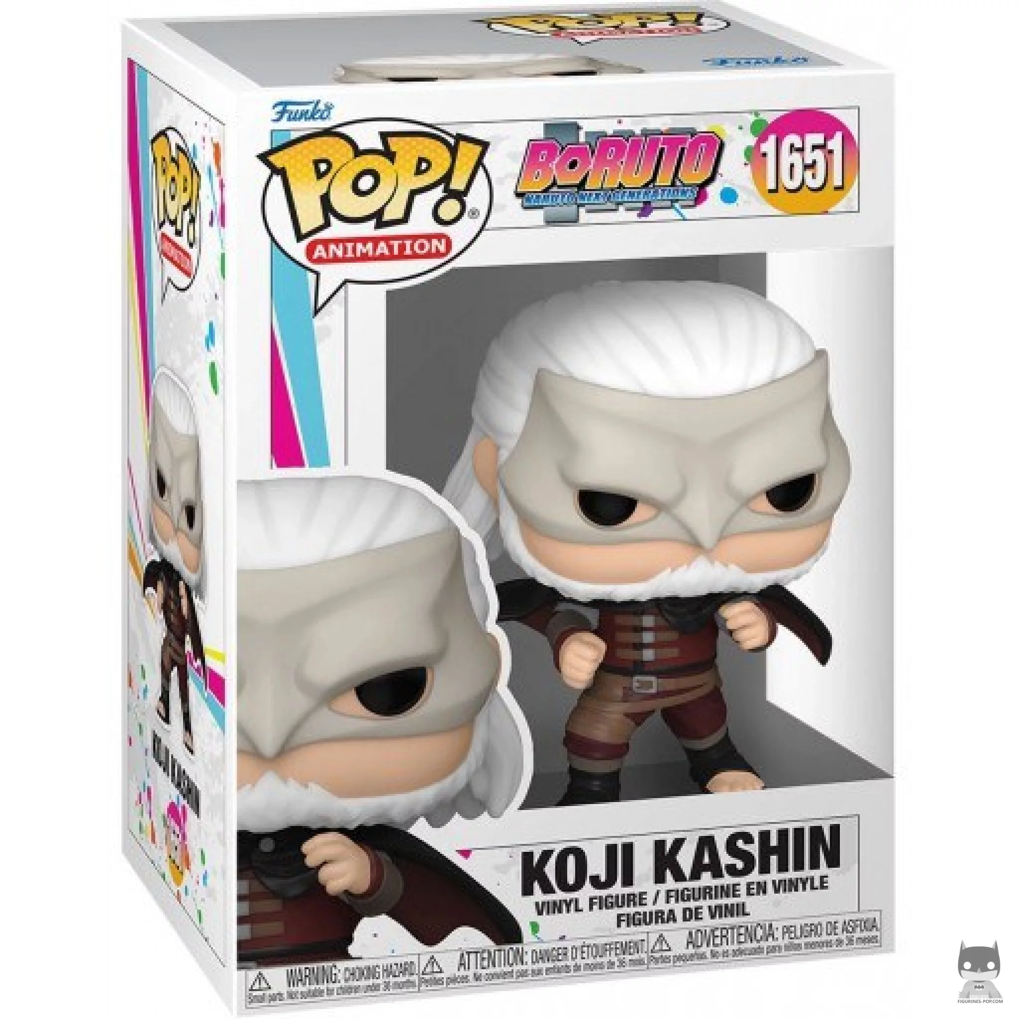 Koji Kashin Funko Pop! figure in its box