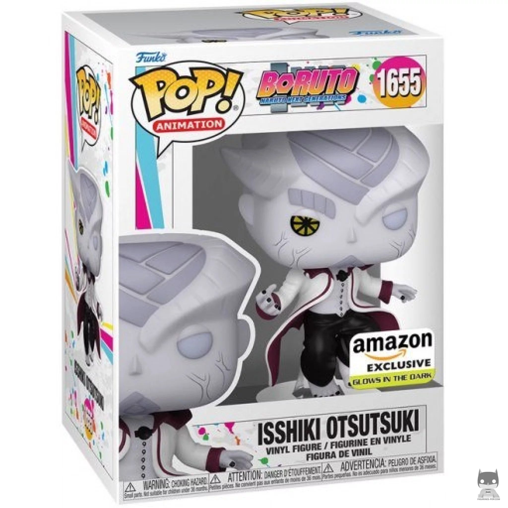 Isshiki Otsutsuki (Glow In The Dark) Funko Pop! figure in its box