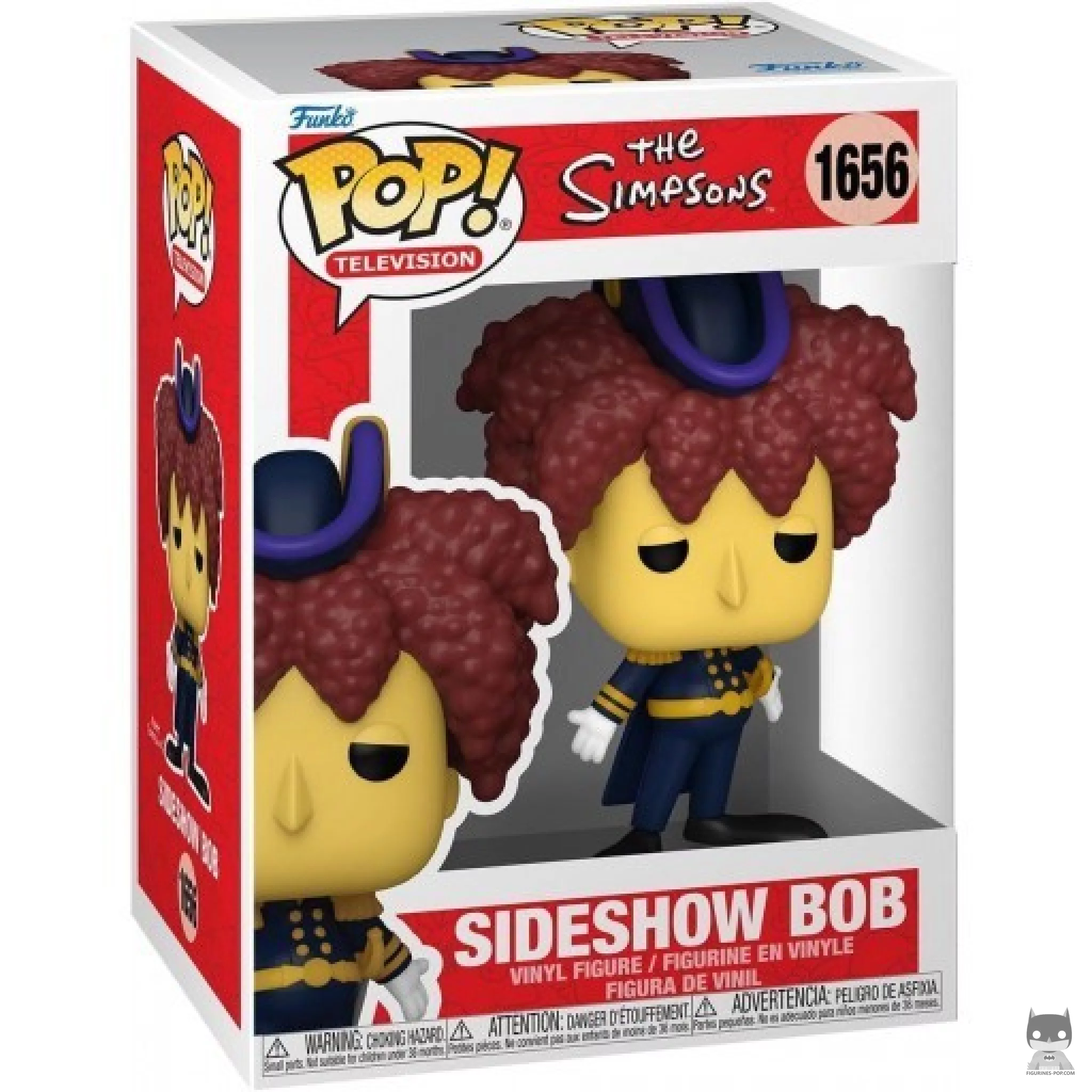 Sideshow Bob Funko Pop! figure in its box