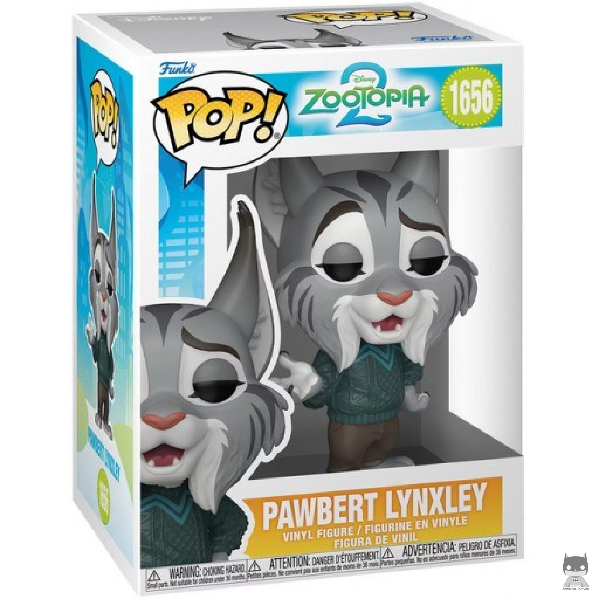 Pawbert Lynxley Funko Pop! figure in its box