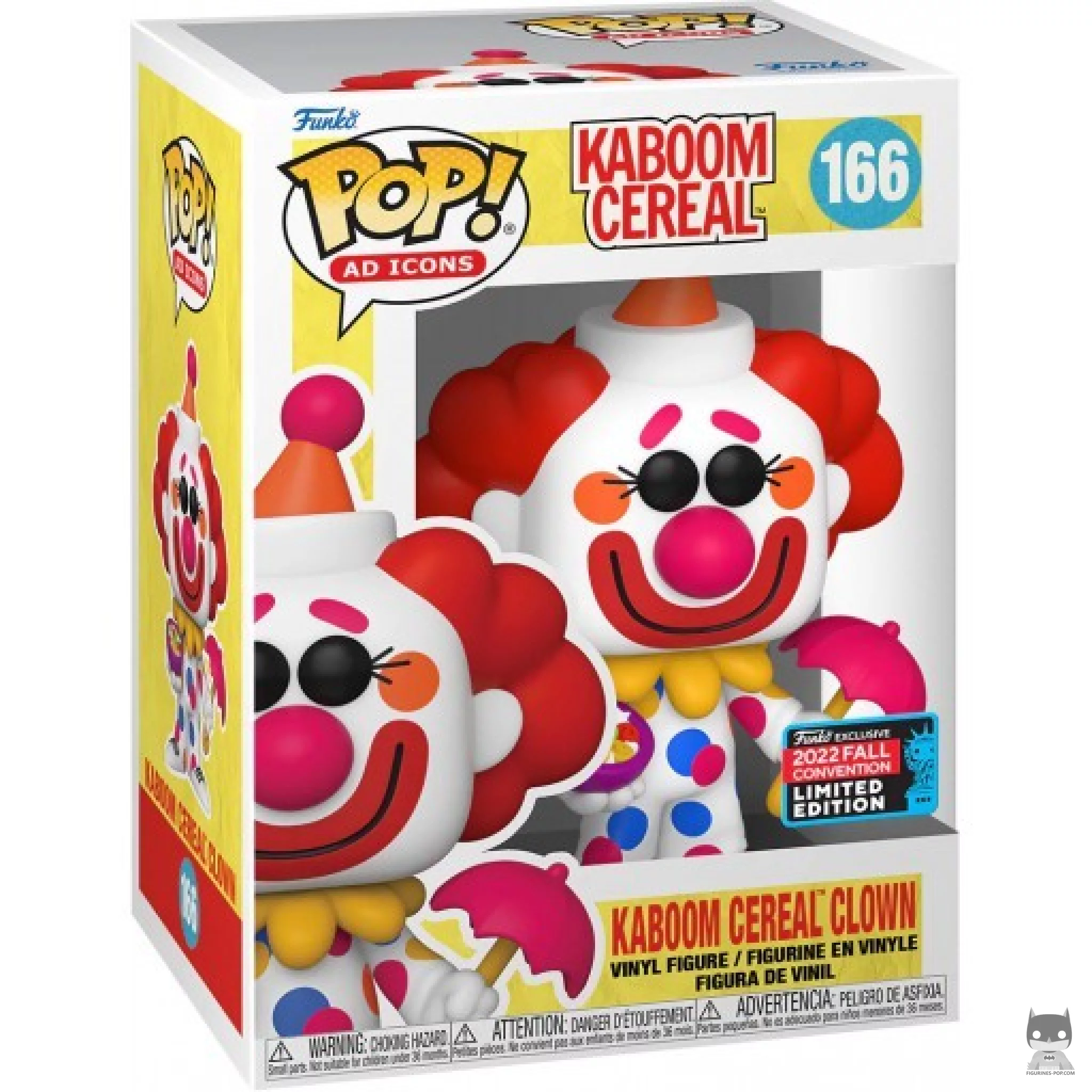 Kaboom Cereal Clown Funko Pop! figure in its box